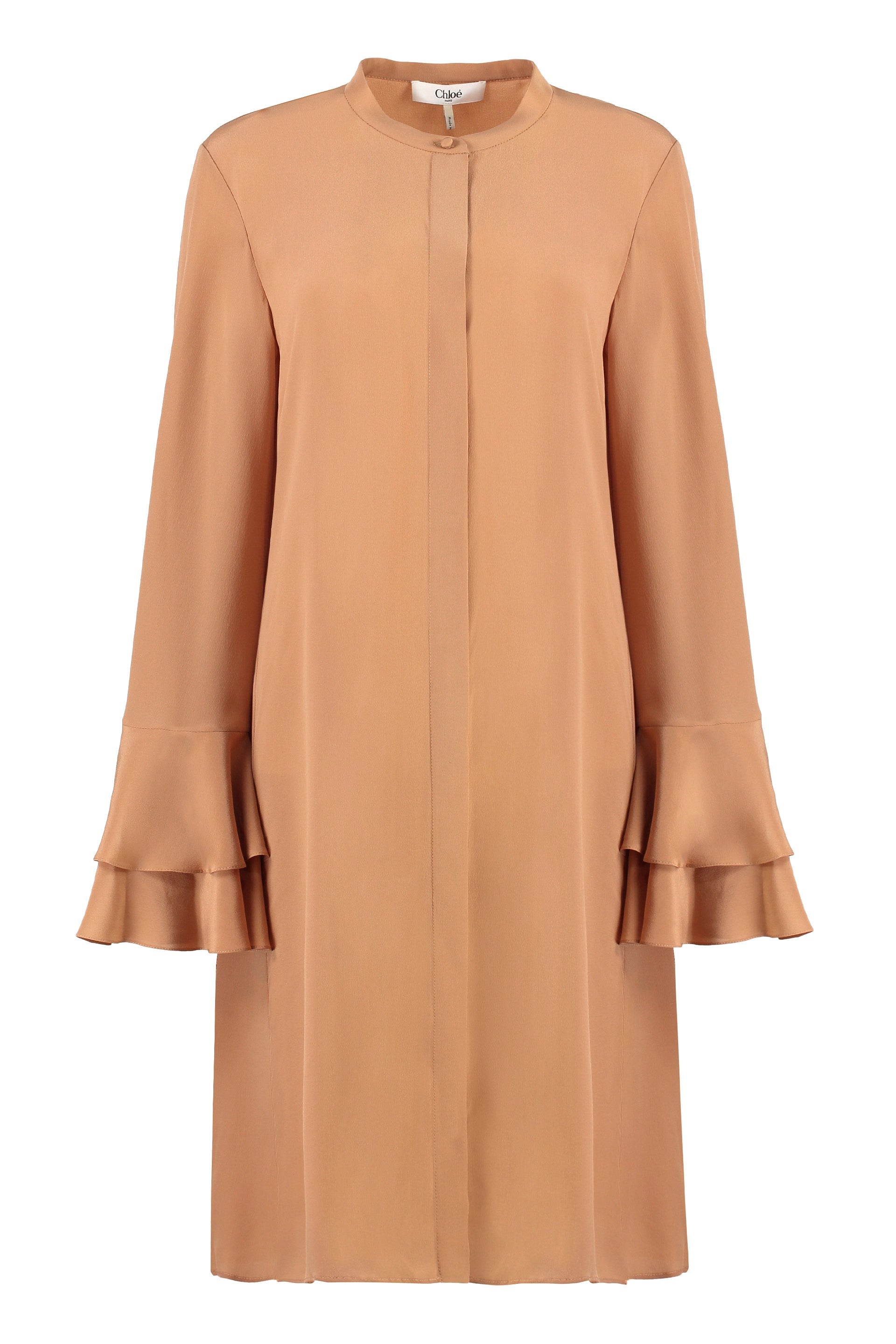 Crepe shirtdress