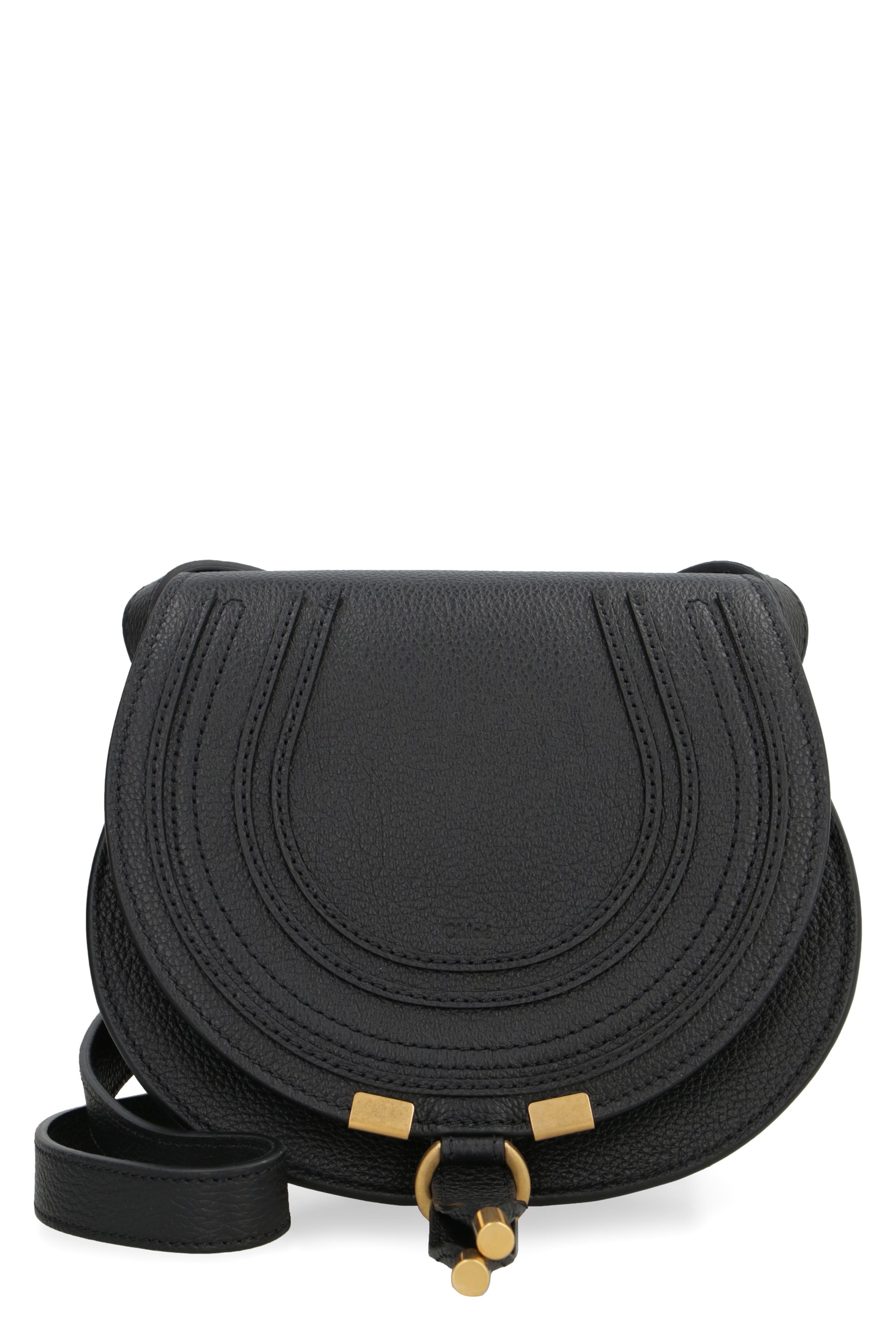 Marcie leather saddle bag