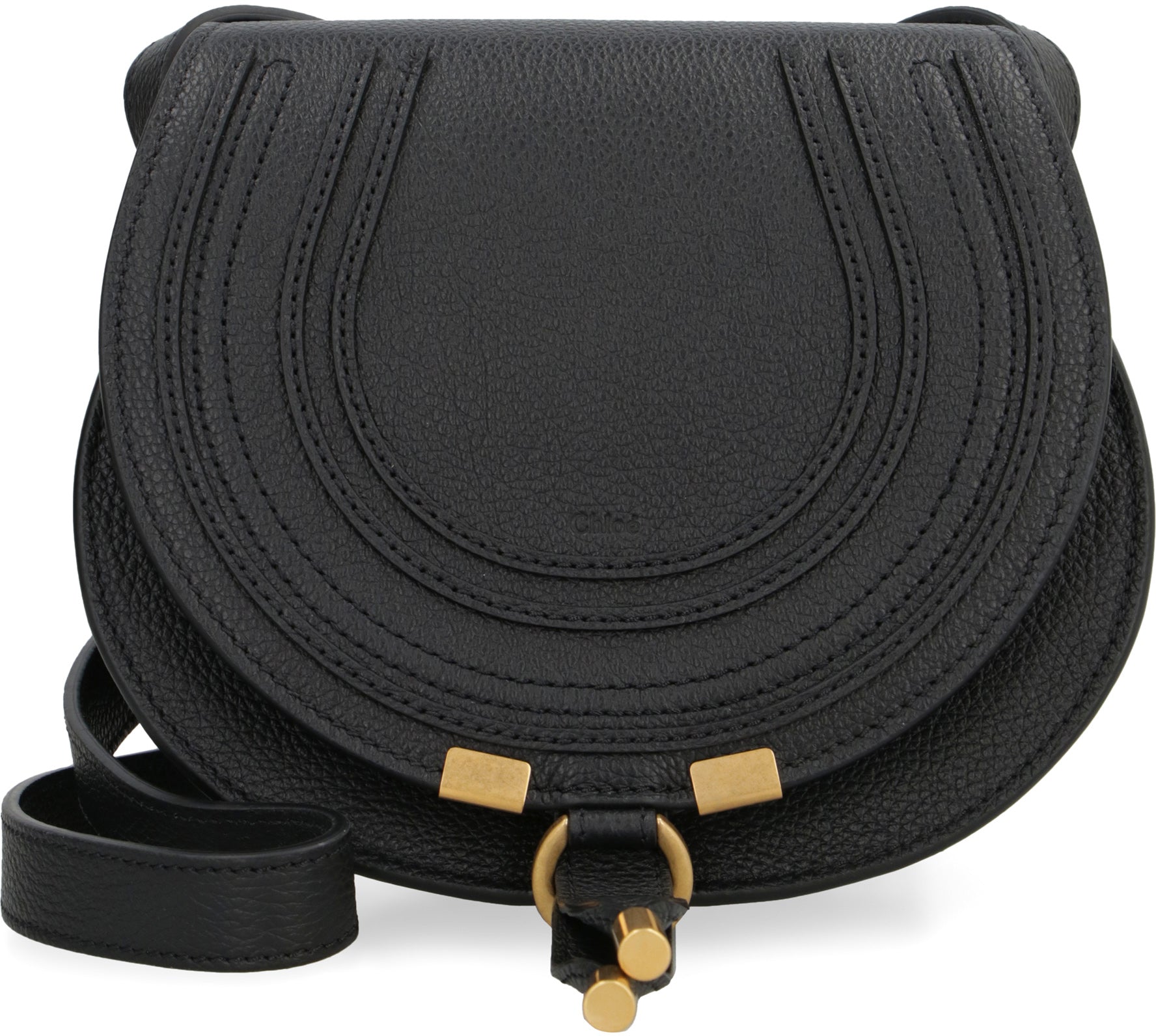 Marcie leather saddle bag