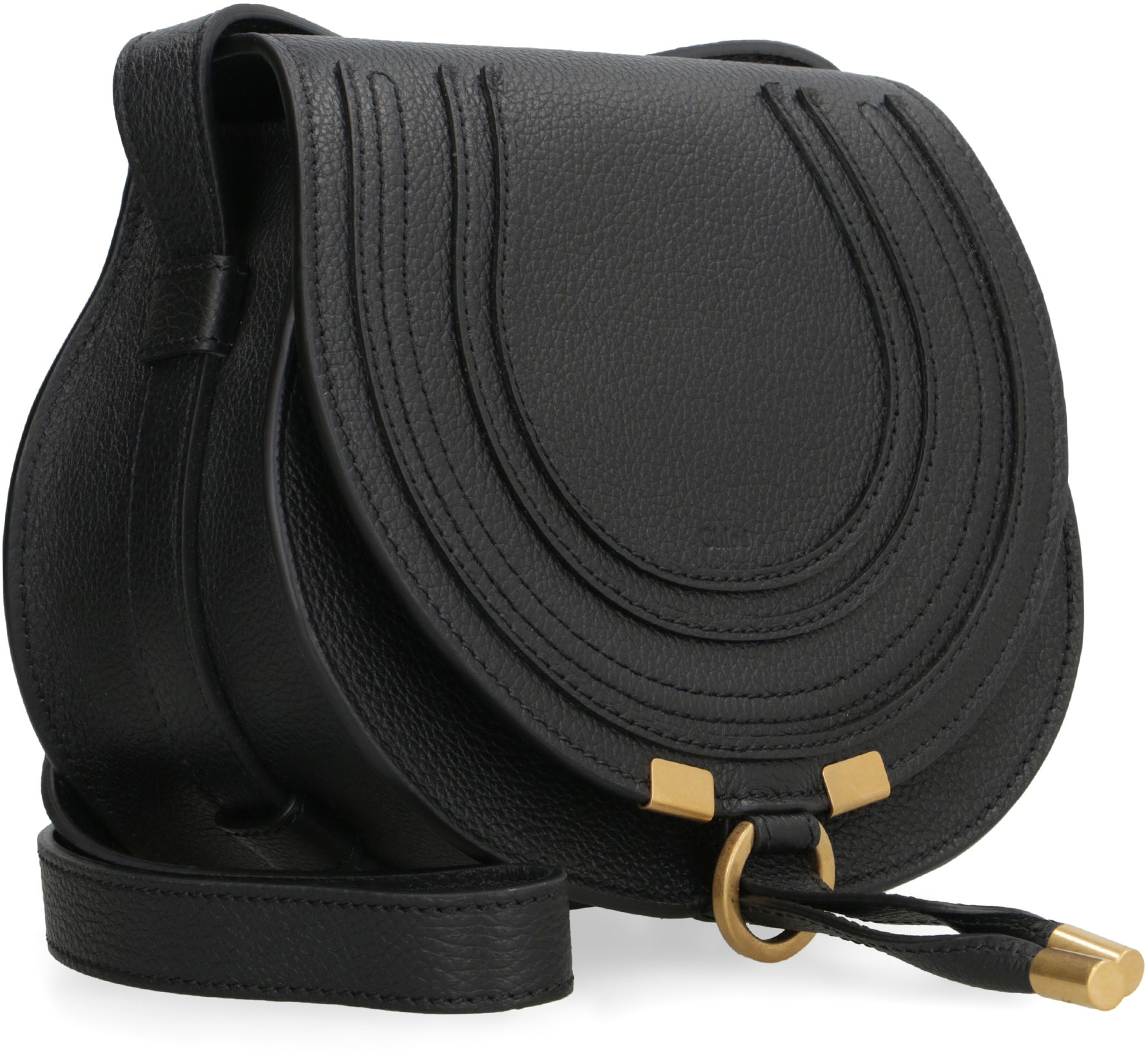 Marcie leather saddle bag