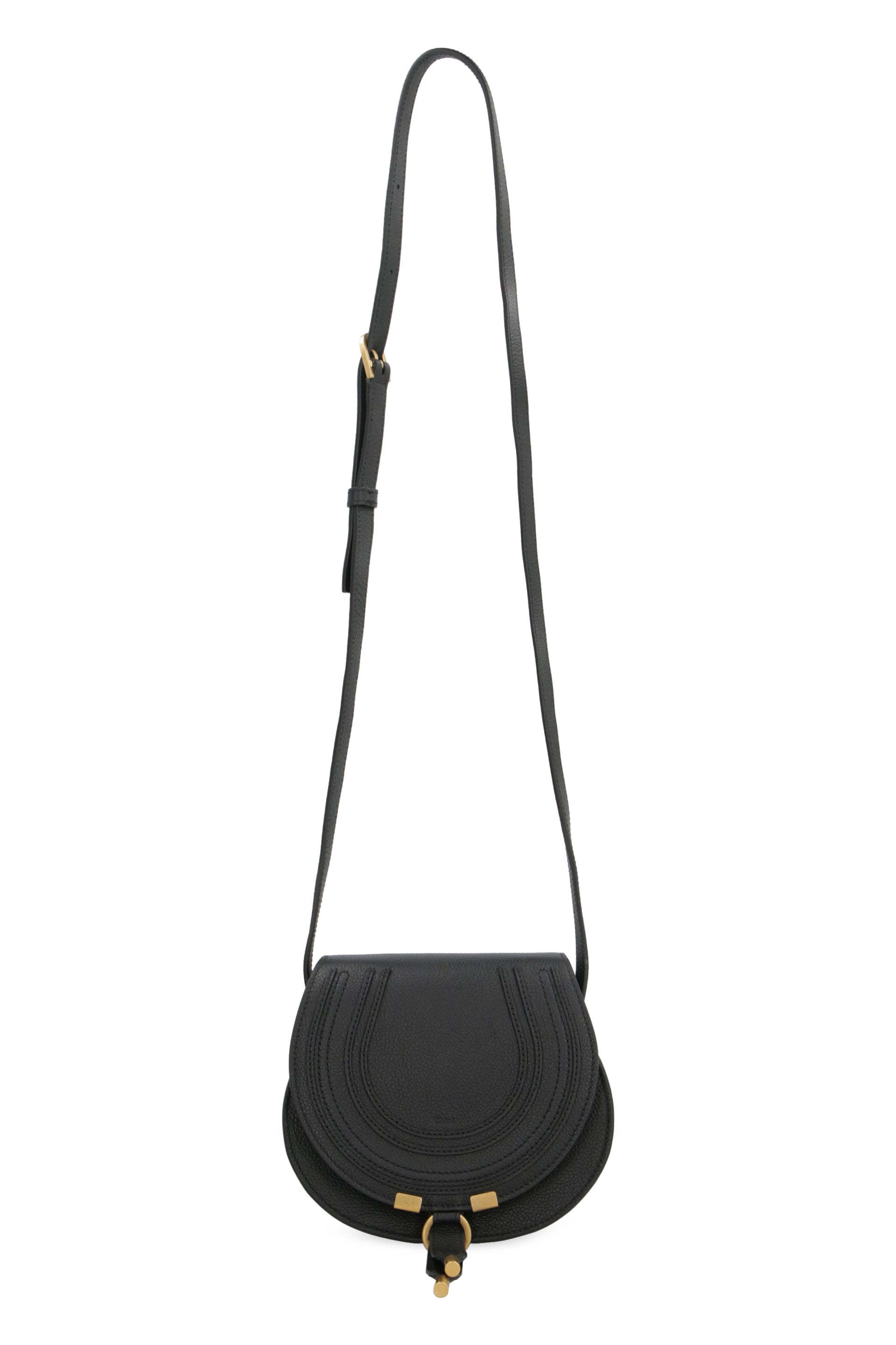 Marcie leather saddle bag