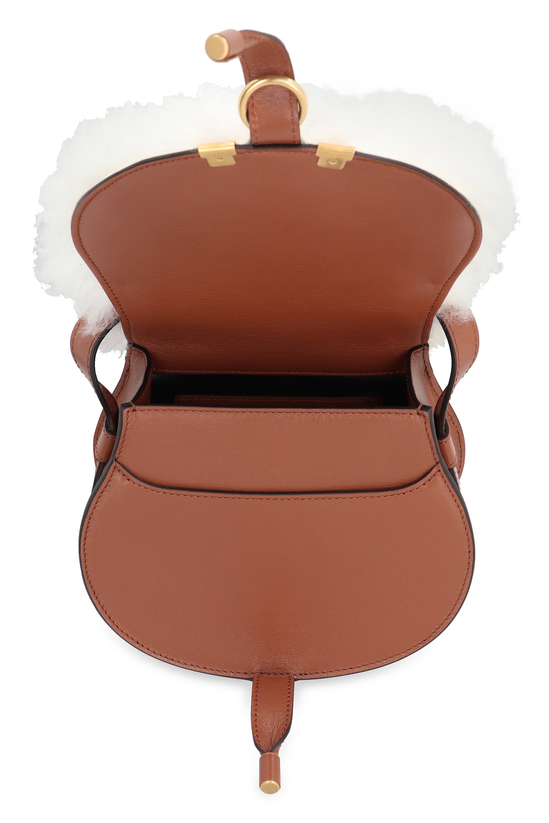 Marcie leather saddle bag