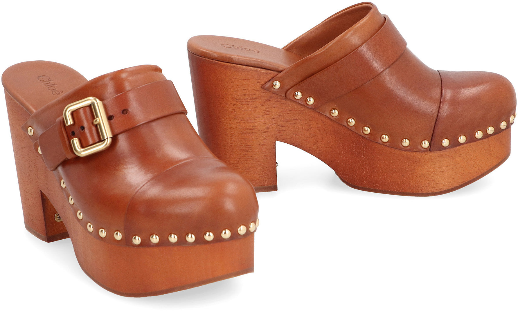 Jeannette Leather mules