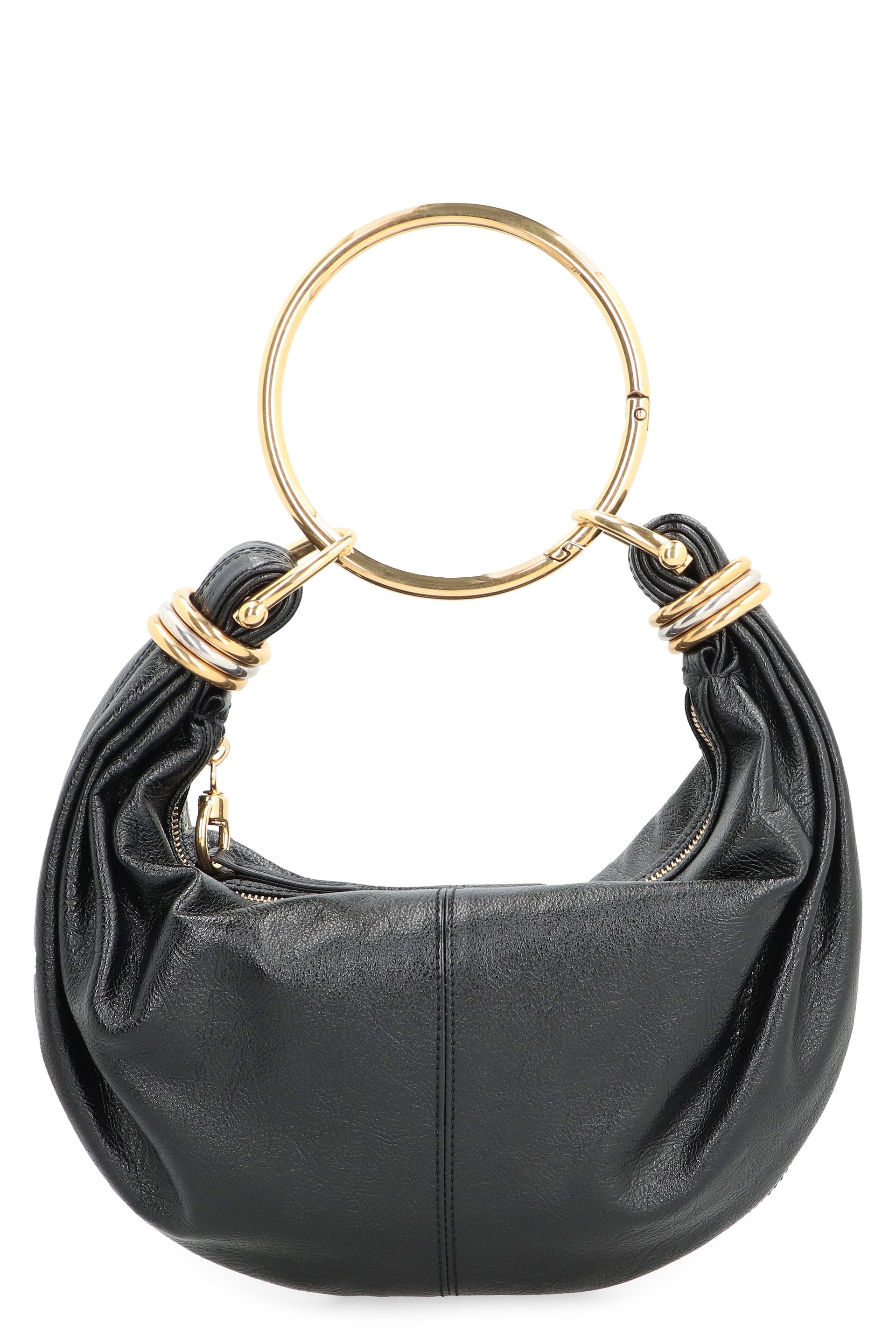 Bracelet leather hobo-bag