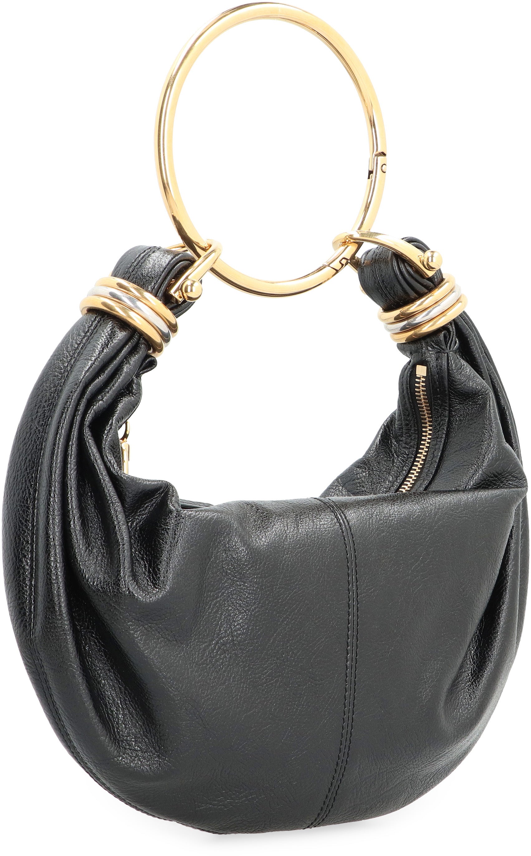 Bracelet leather hobo-bag