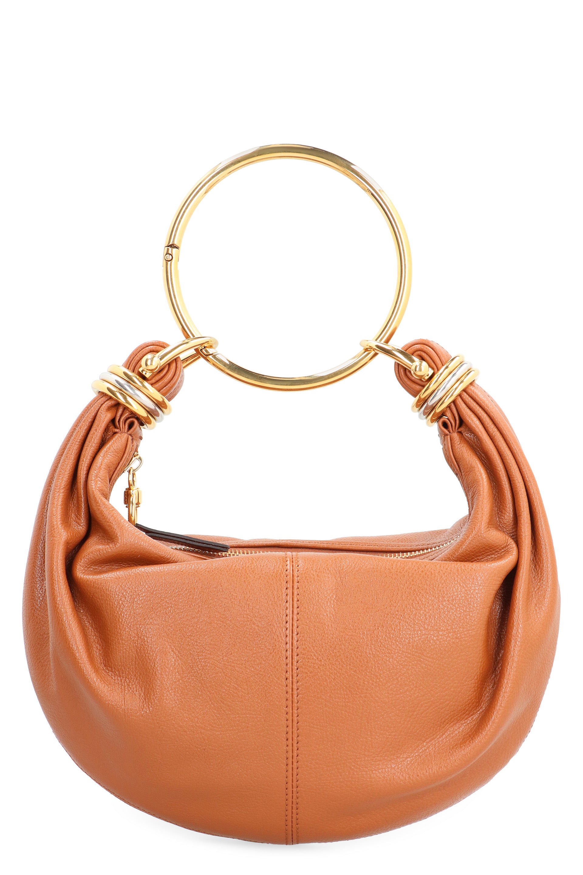 Bracelet leather hobo-bag