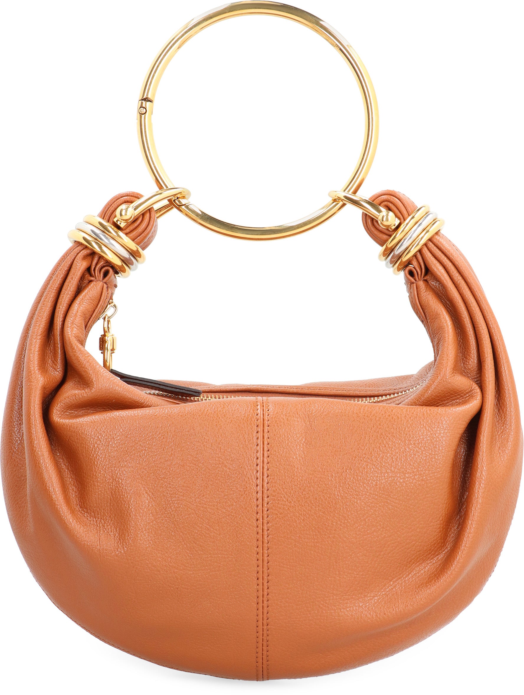 Bracelet leather hobo-bag