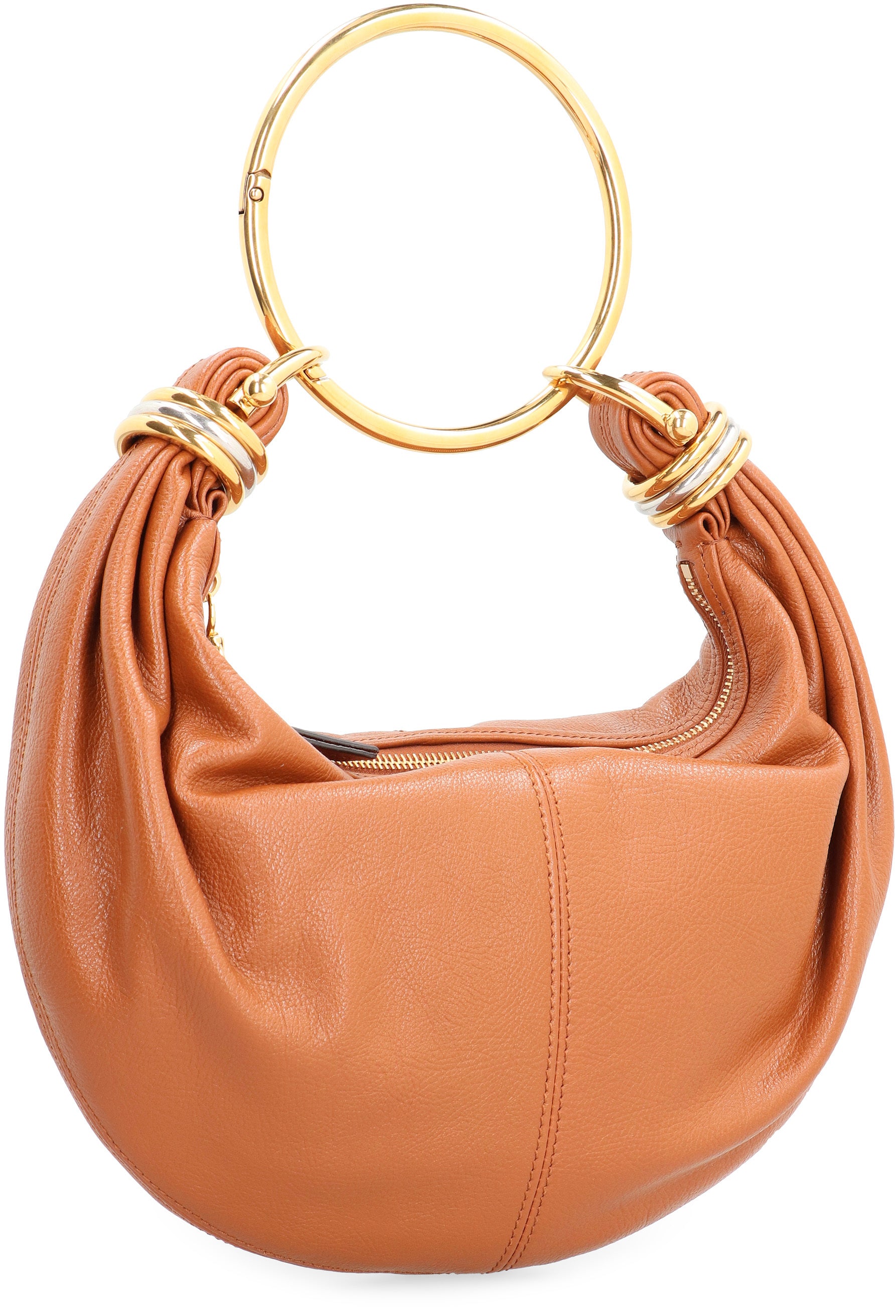 Bracelet leather hobo-bag