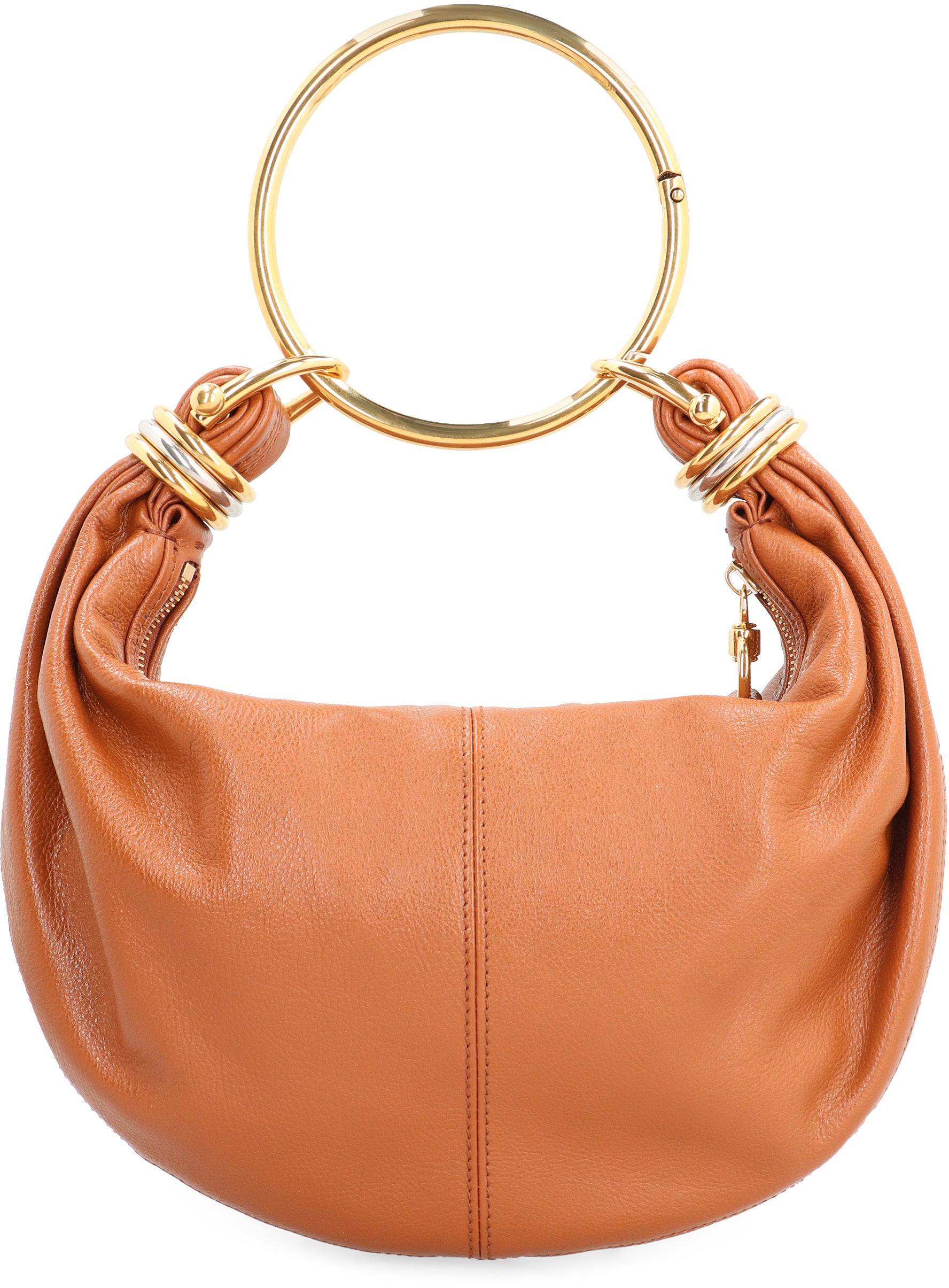 Bracelet leather hobo-bag