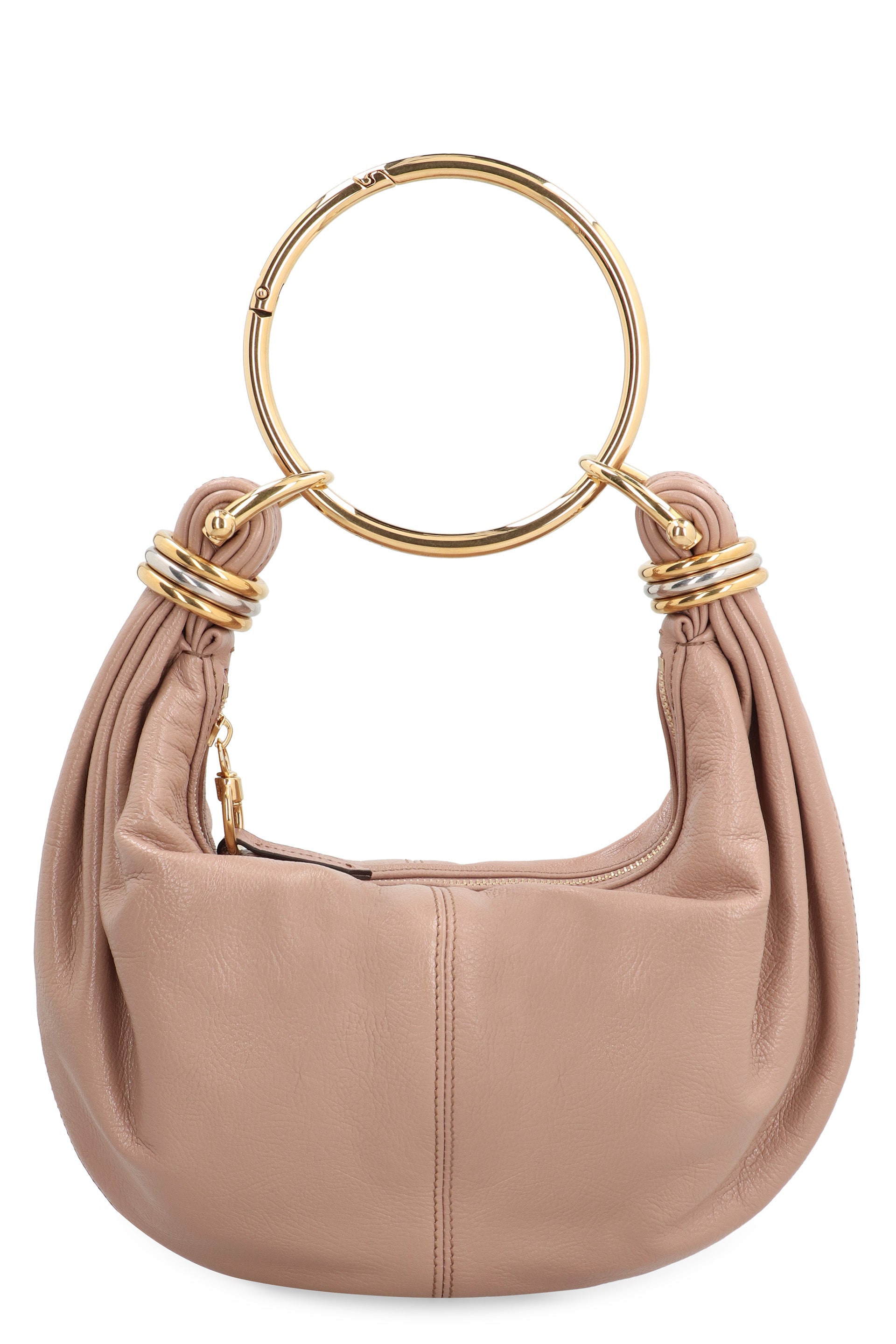 Bracelet leather hobo-bag