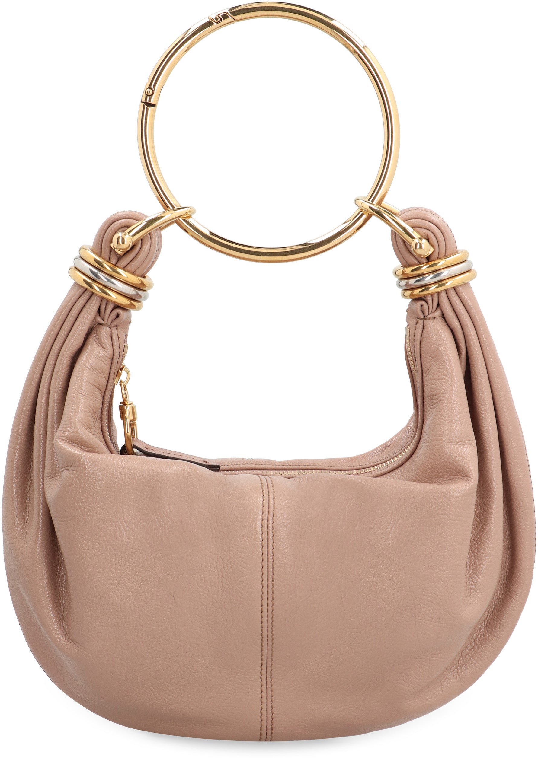 Bracelet leather hobo-bag