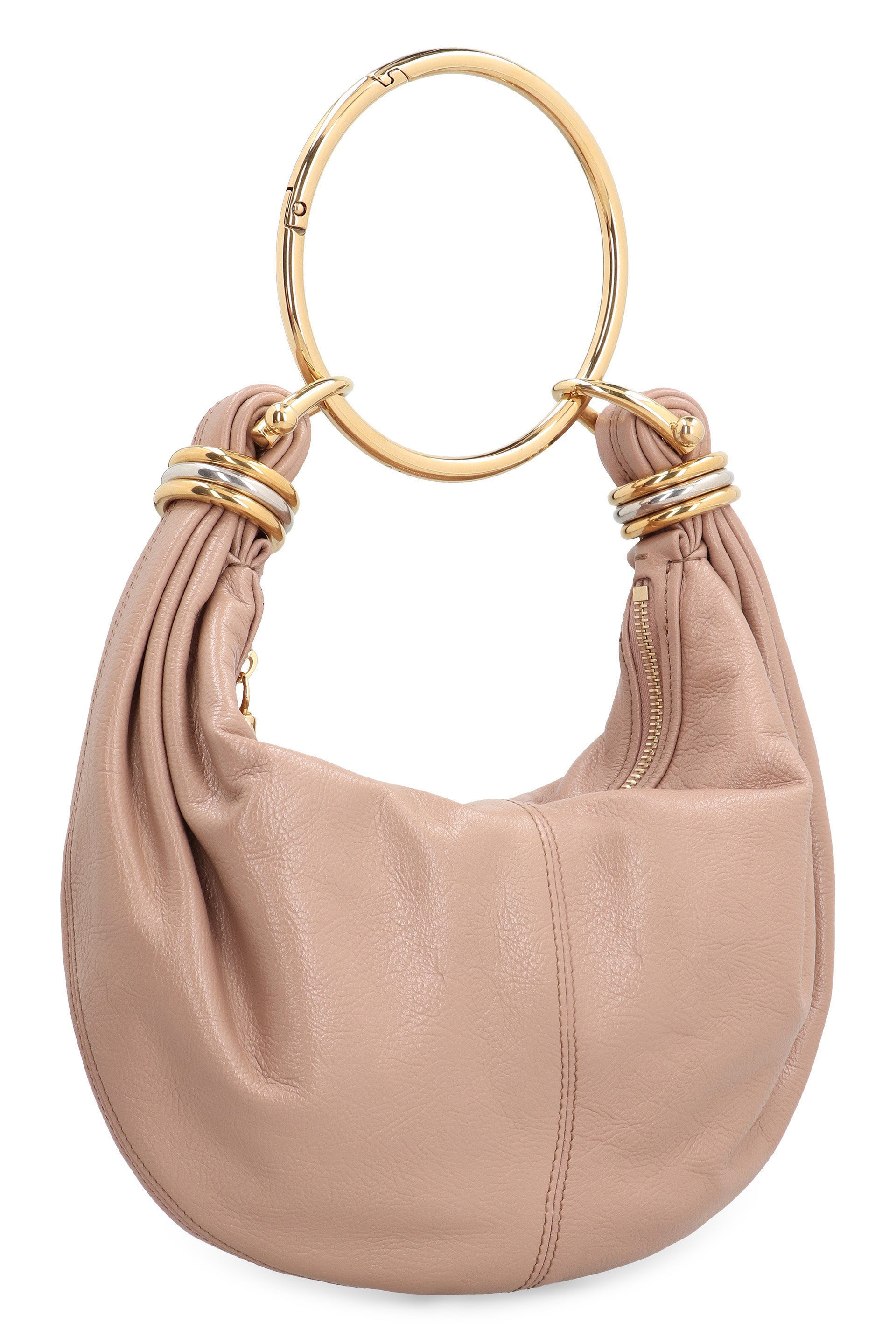 Bracelet leather hobo-bag
