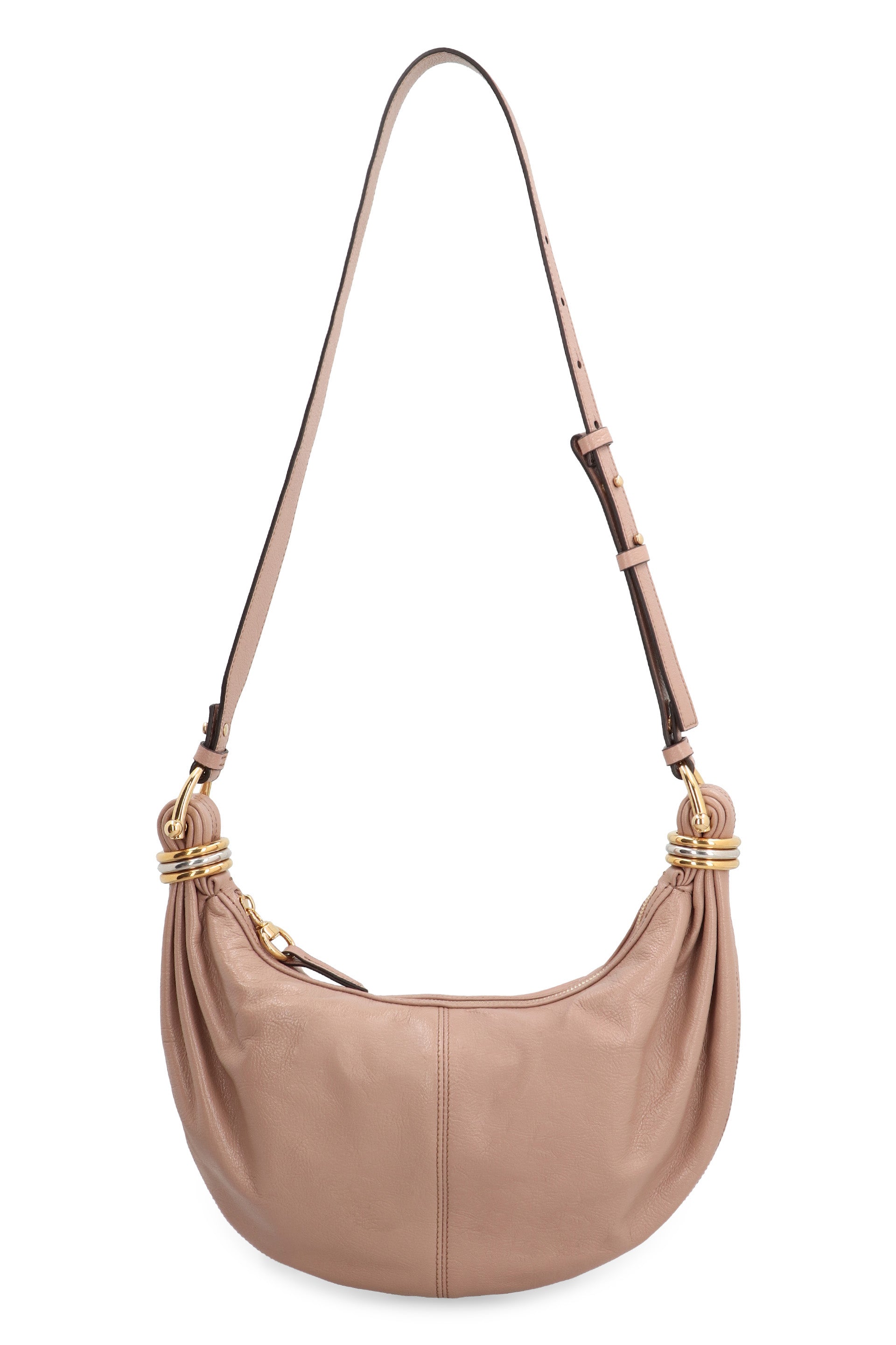 Bracelet leather hobo-bag