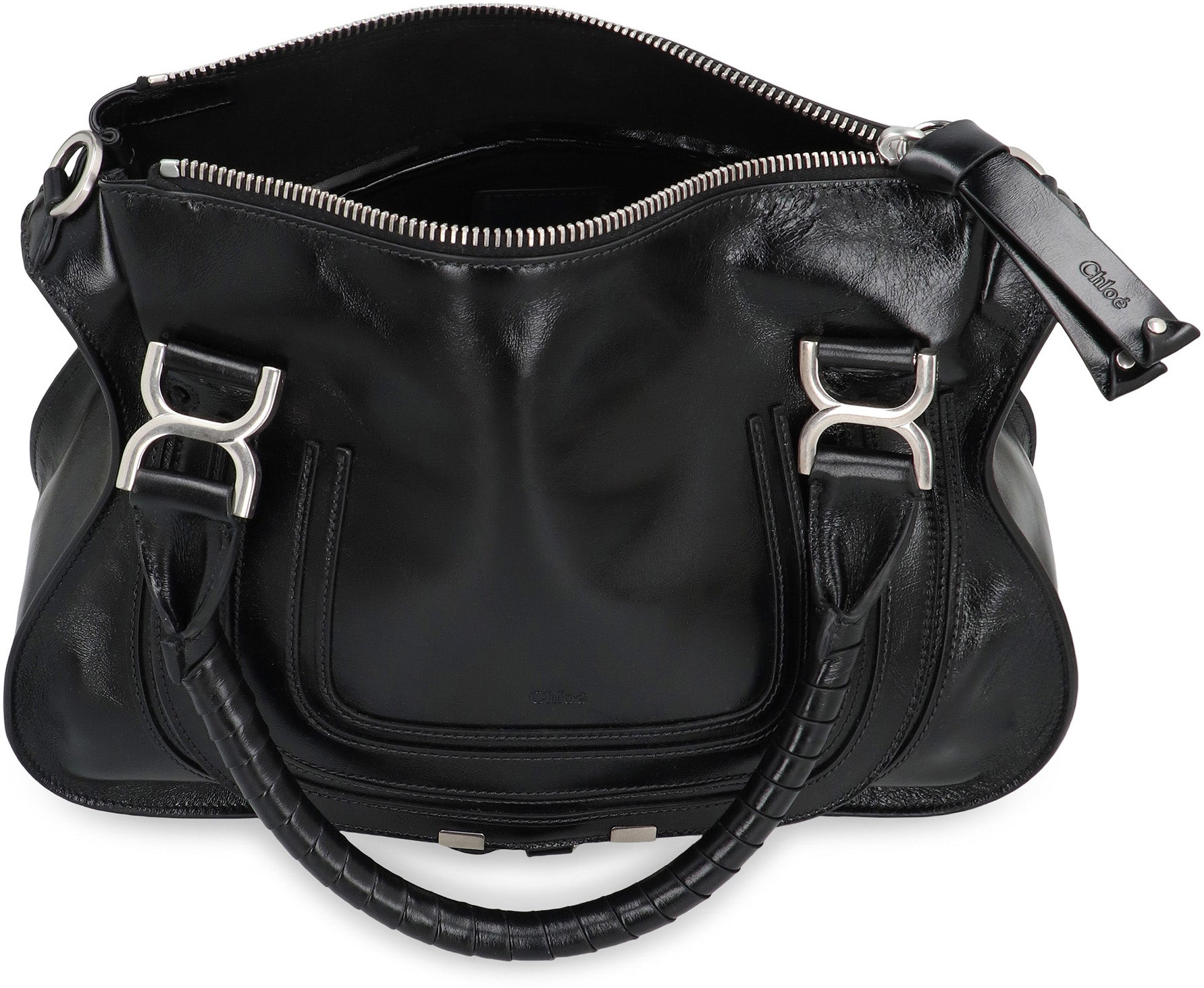 Marcie handbag in shiny leather