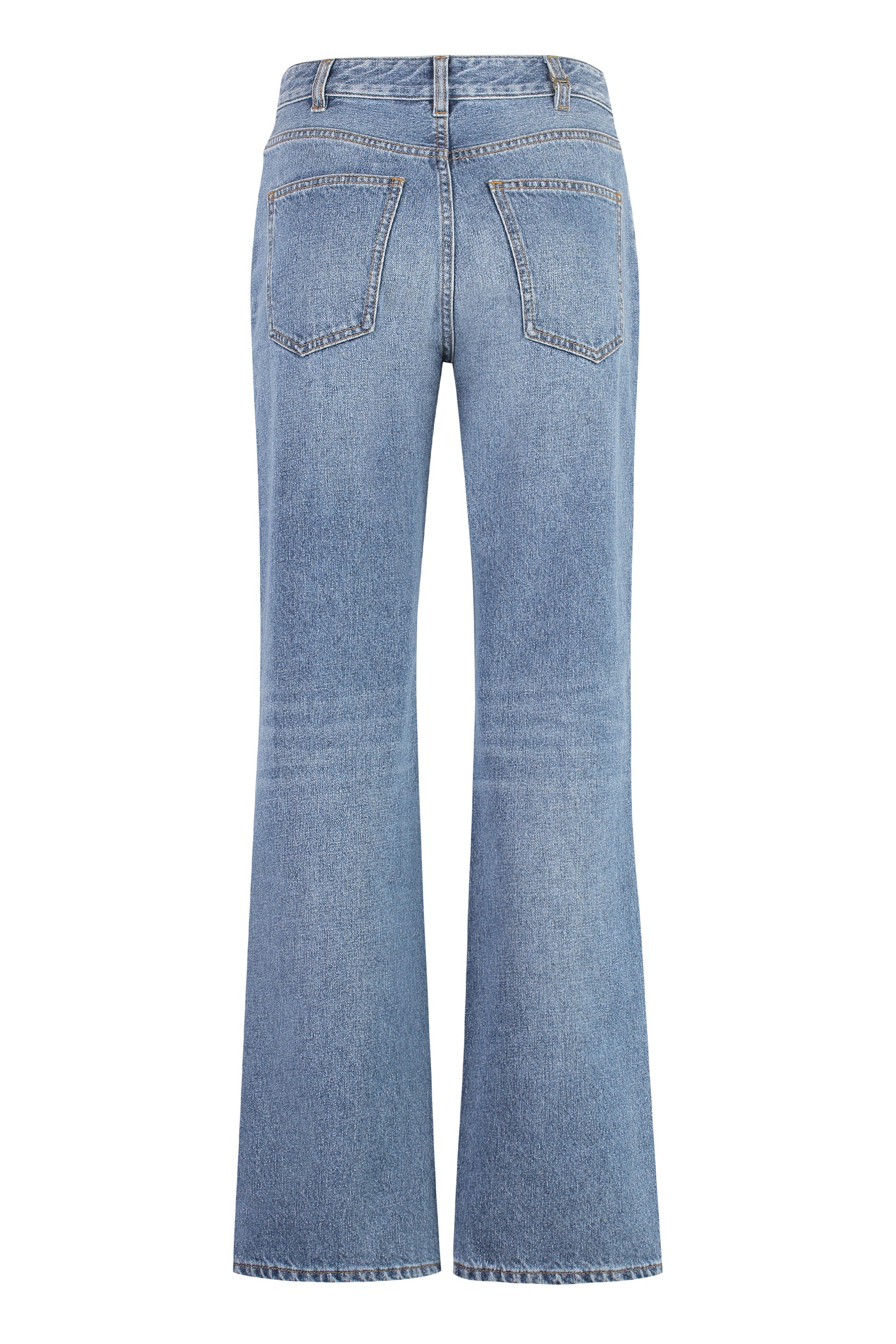 High-rise boyfriend jeans