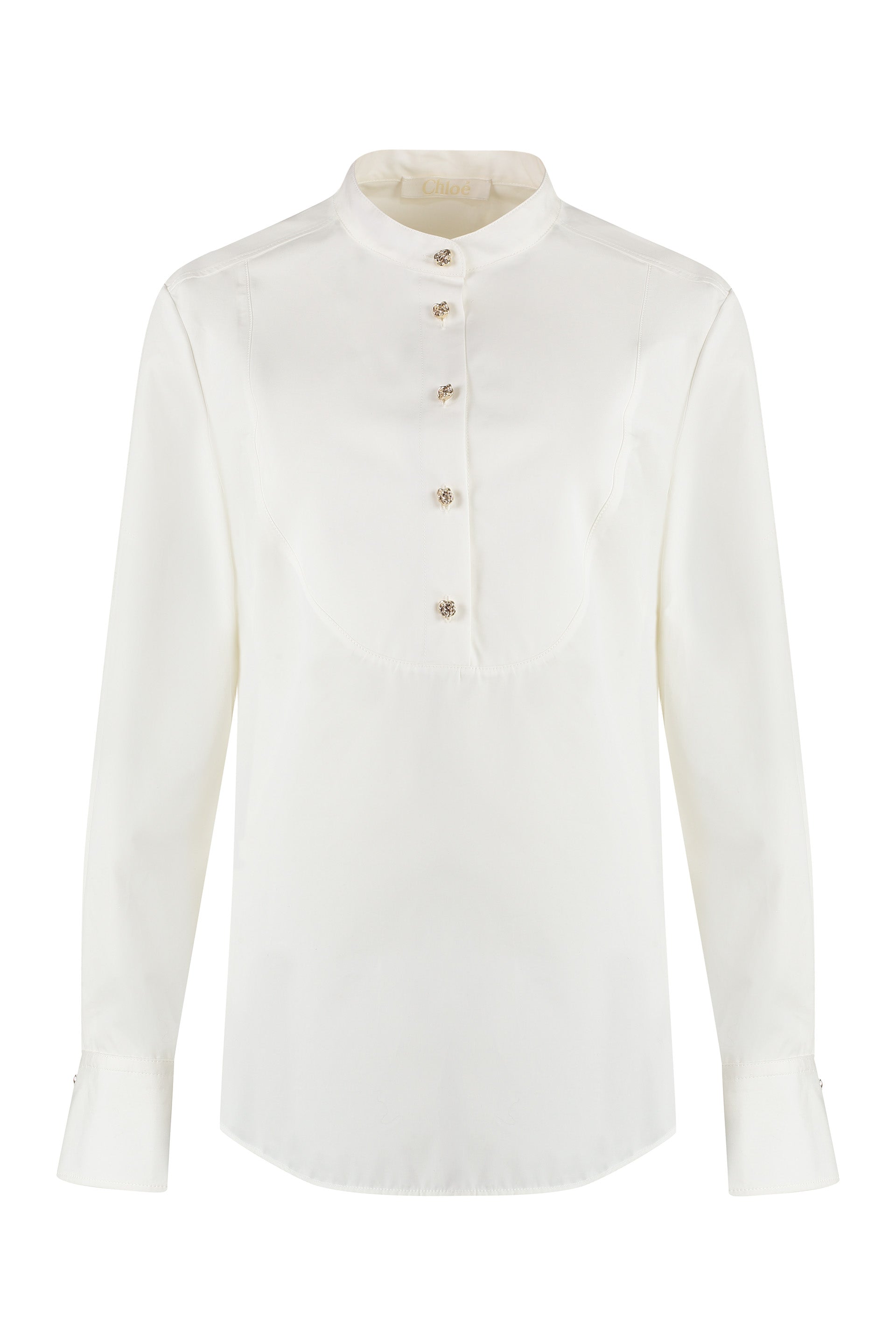 Cotton poplin shirt