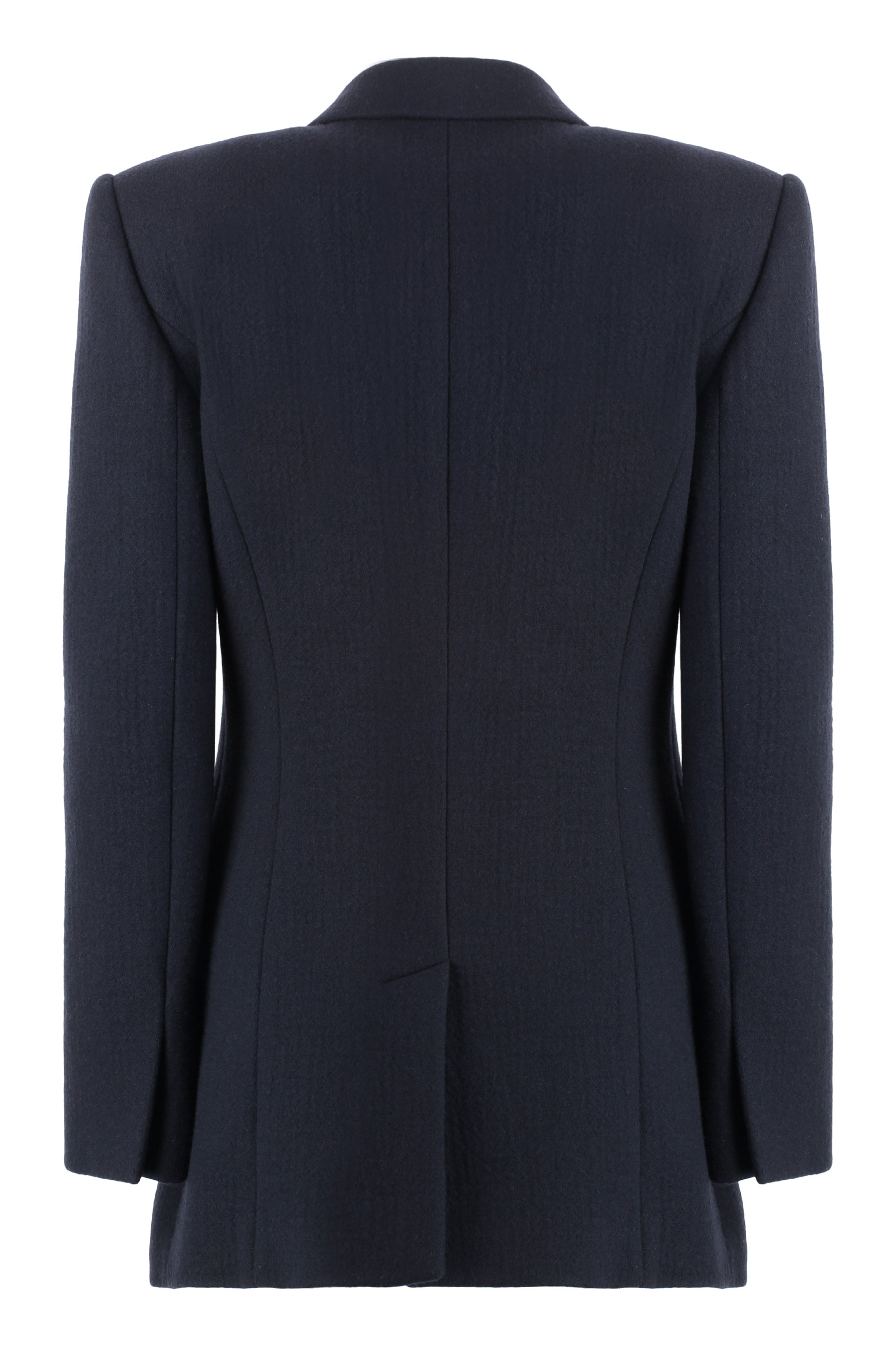 Double-breasted virgin wool jacket