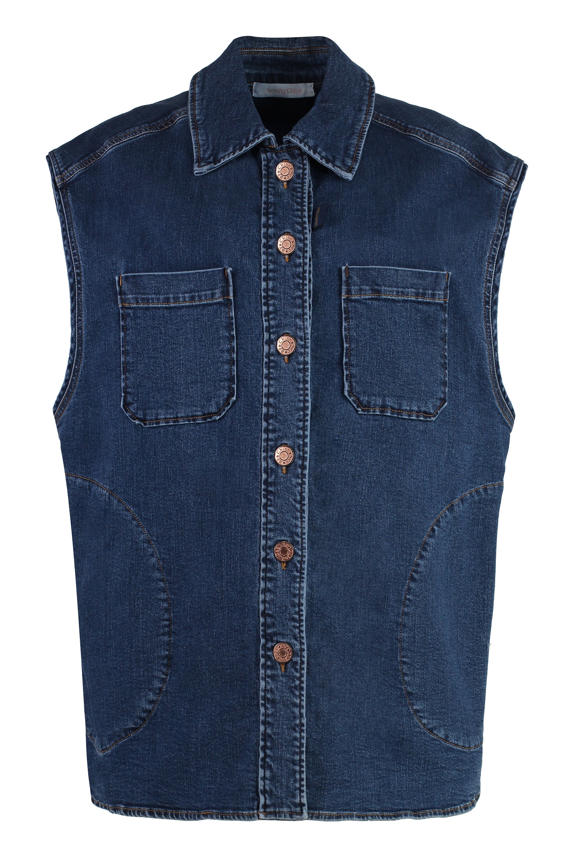 Denim vest