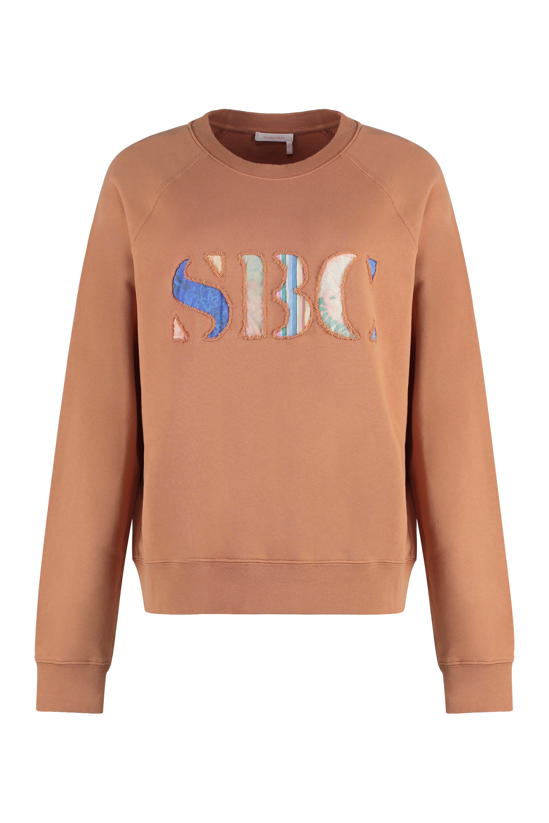 Cotton crew-neck sweatshirt