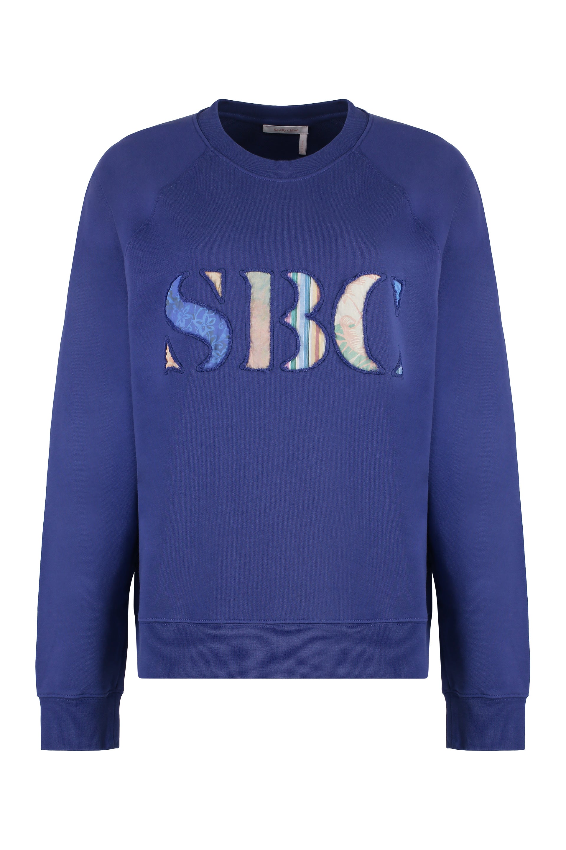 Cotton crew-neck sweatshirt