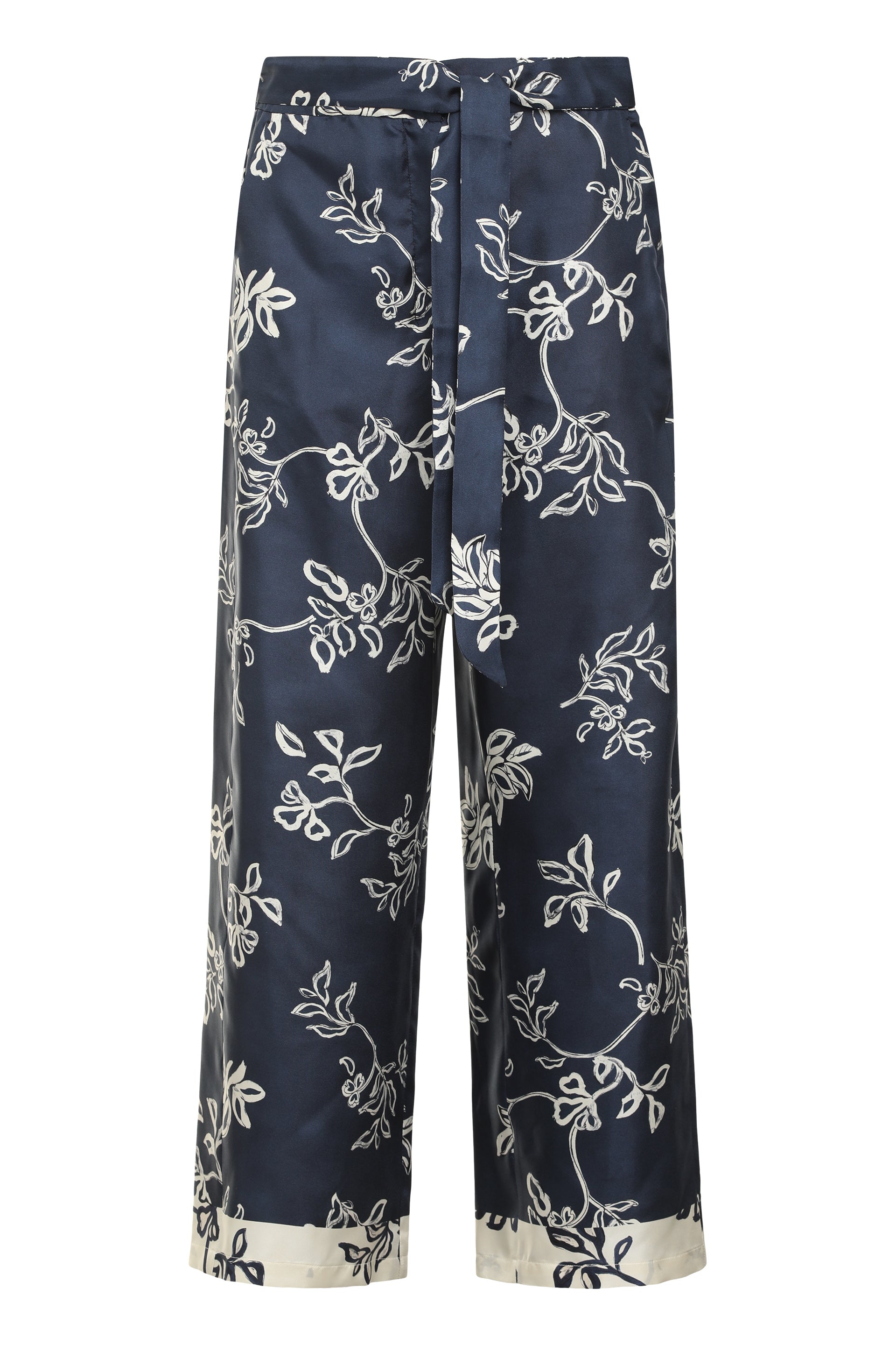 Cinzia printed silk pants