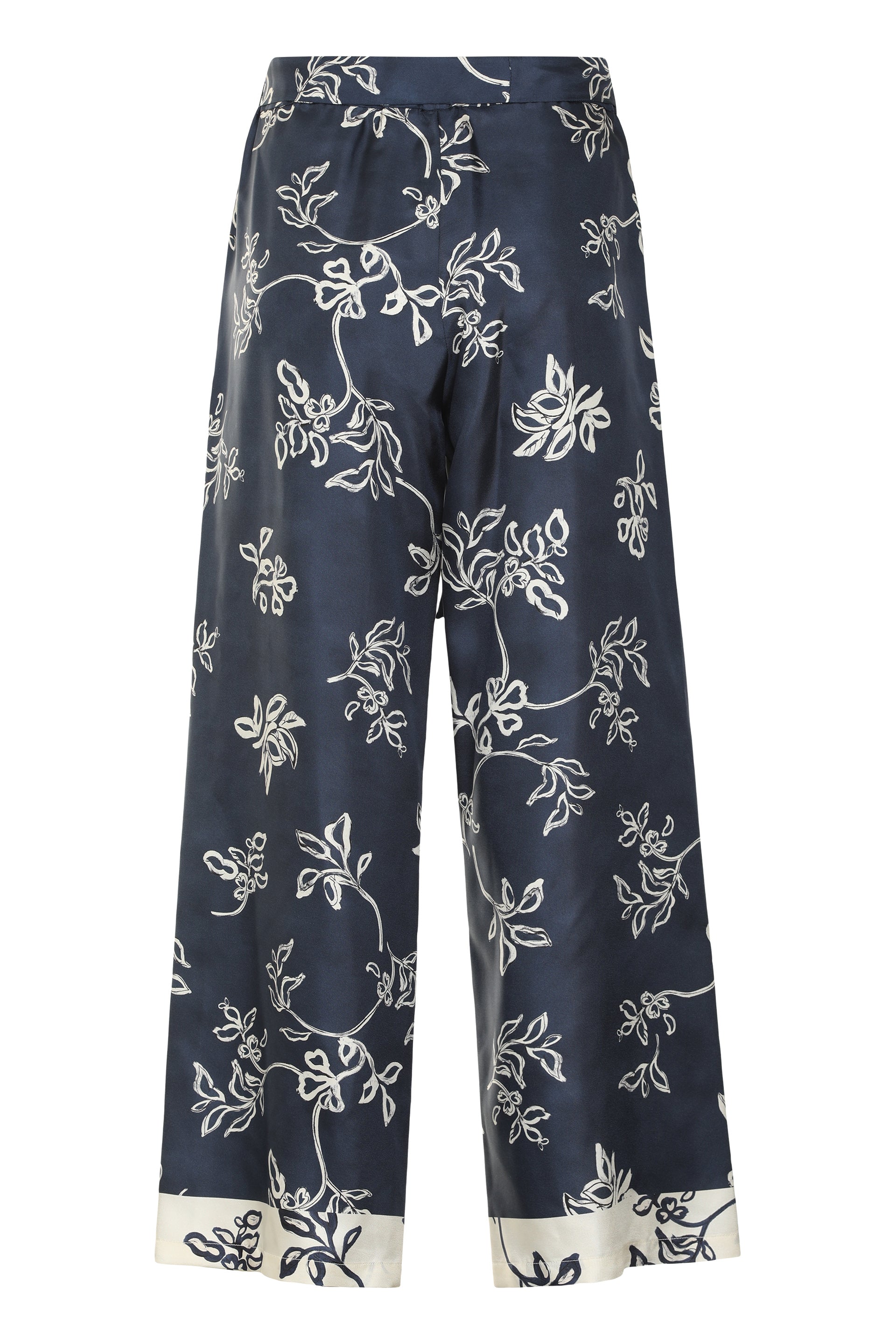 Cinzia printed silk pants