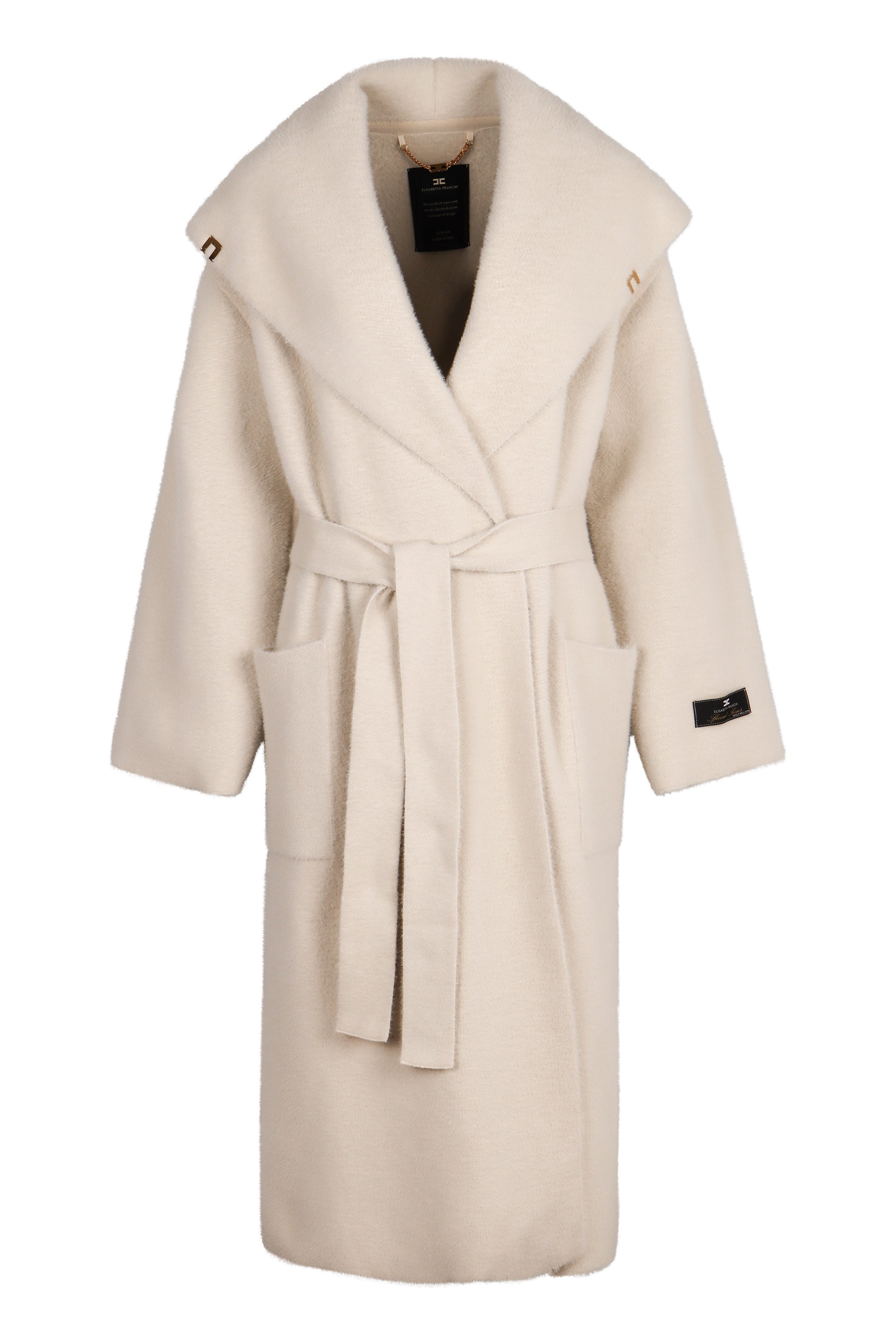 Oversize belted coat