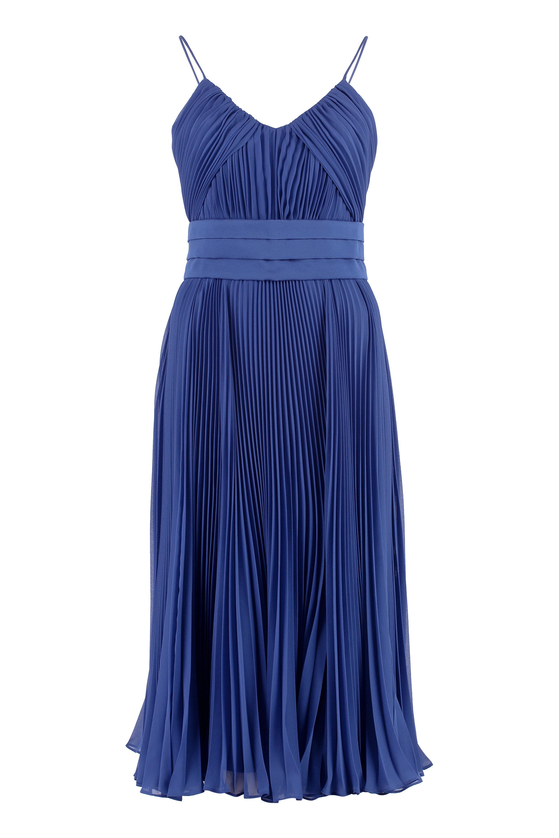 Clarino pleated midi dress