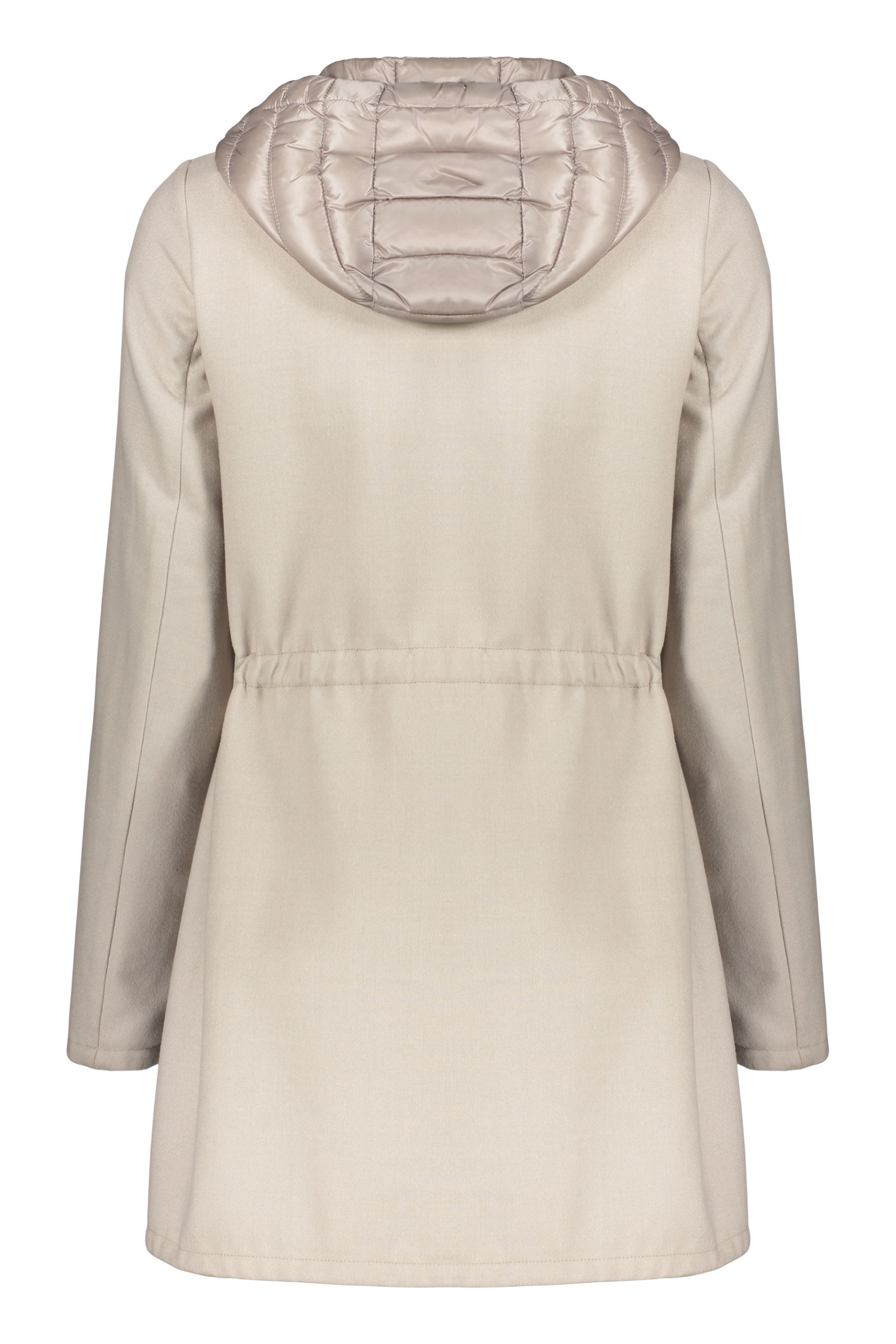 Zip-up jacket with hood