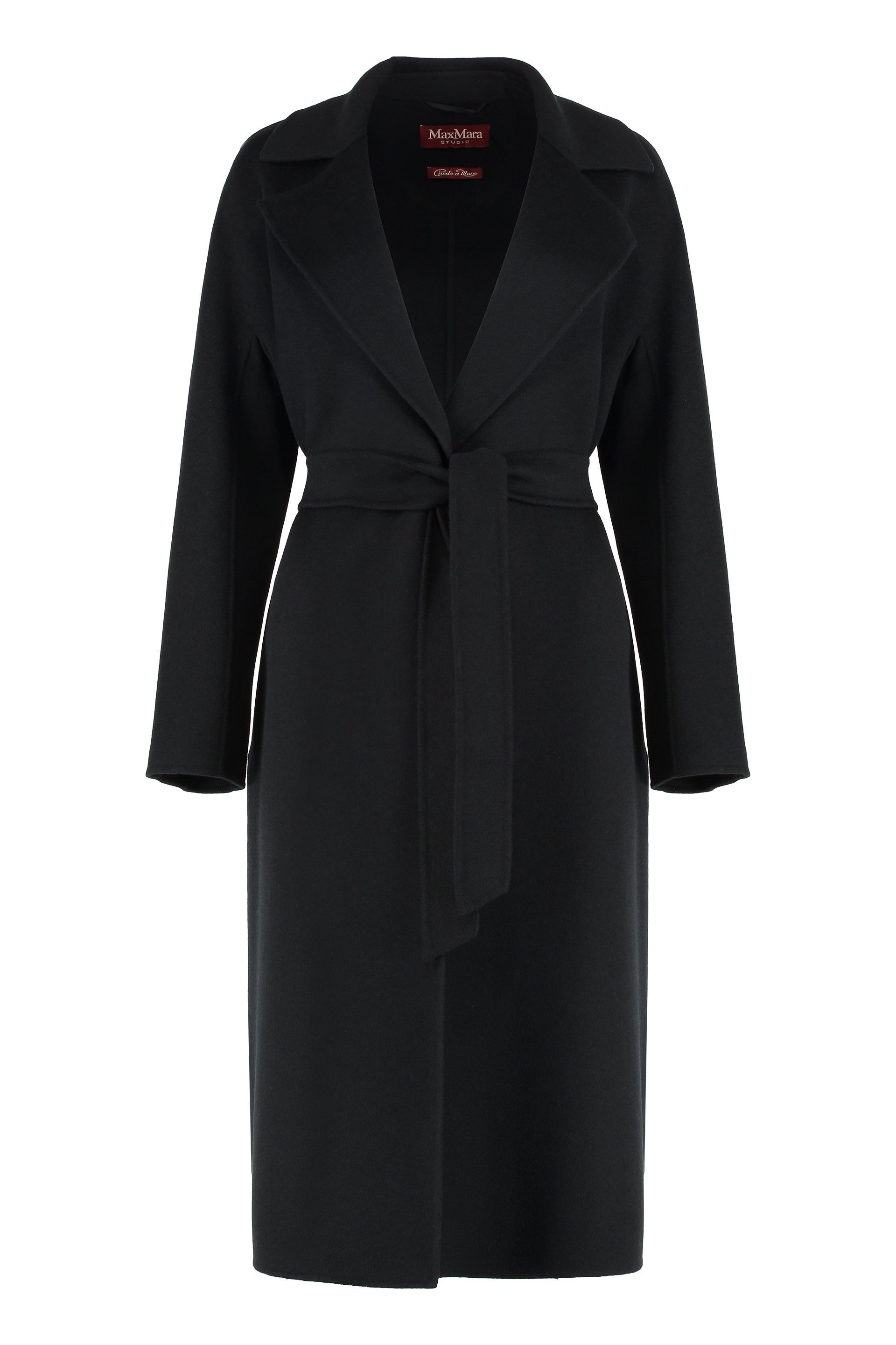 Cles single-breasted wool coat