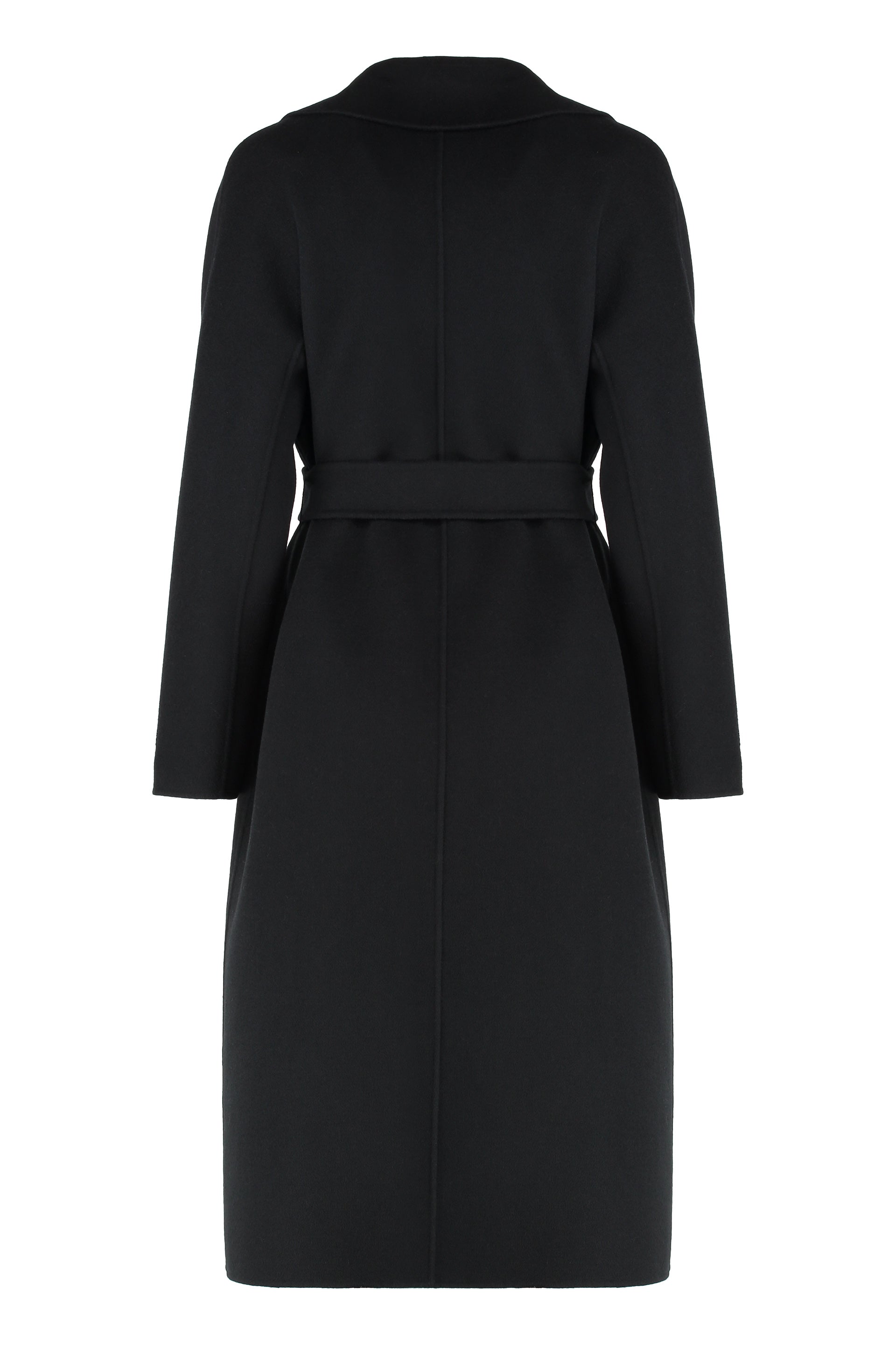 Cles single-breasted wool coat
