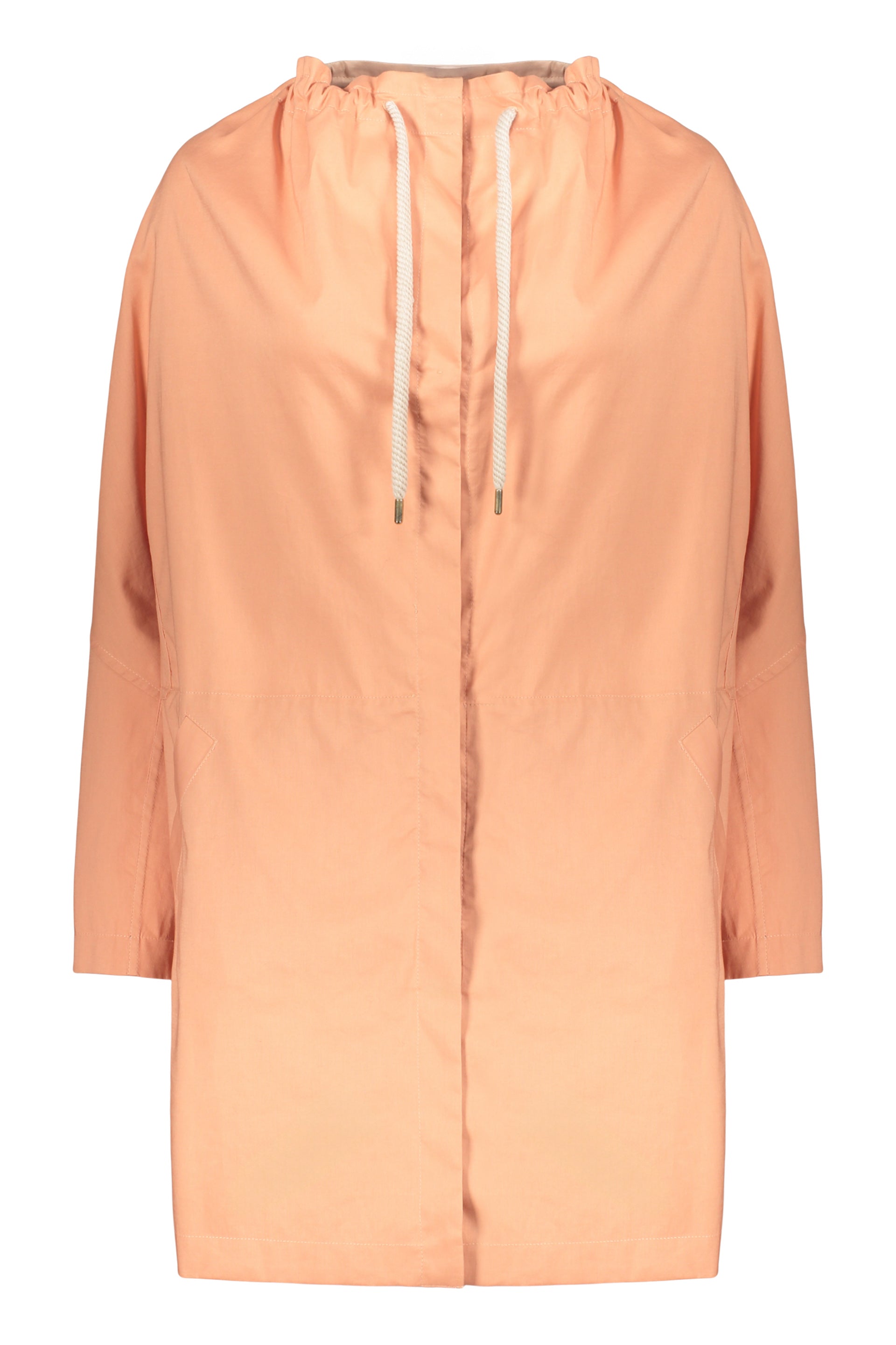 Button-front cotton jacket