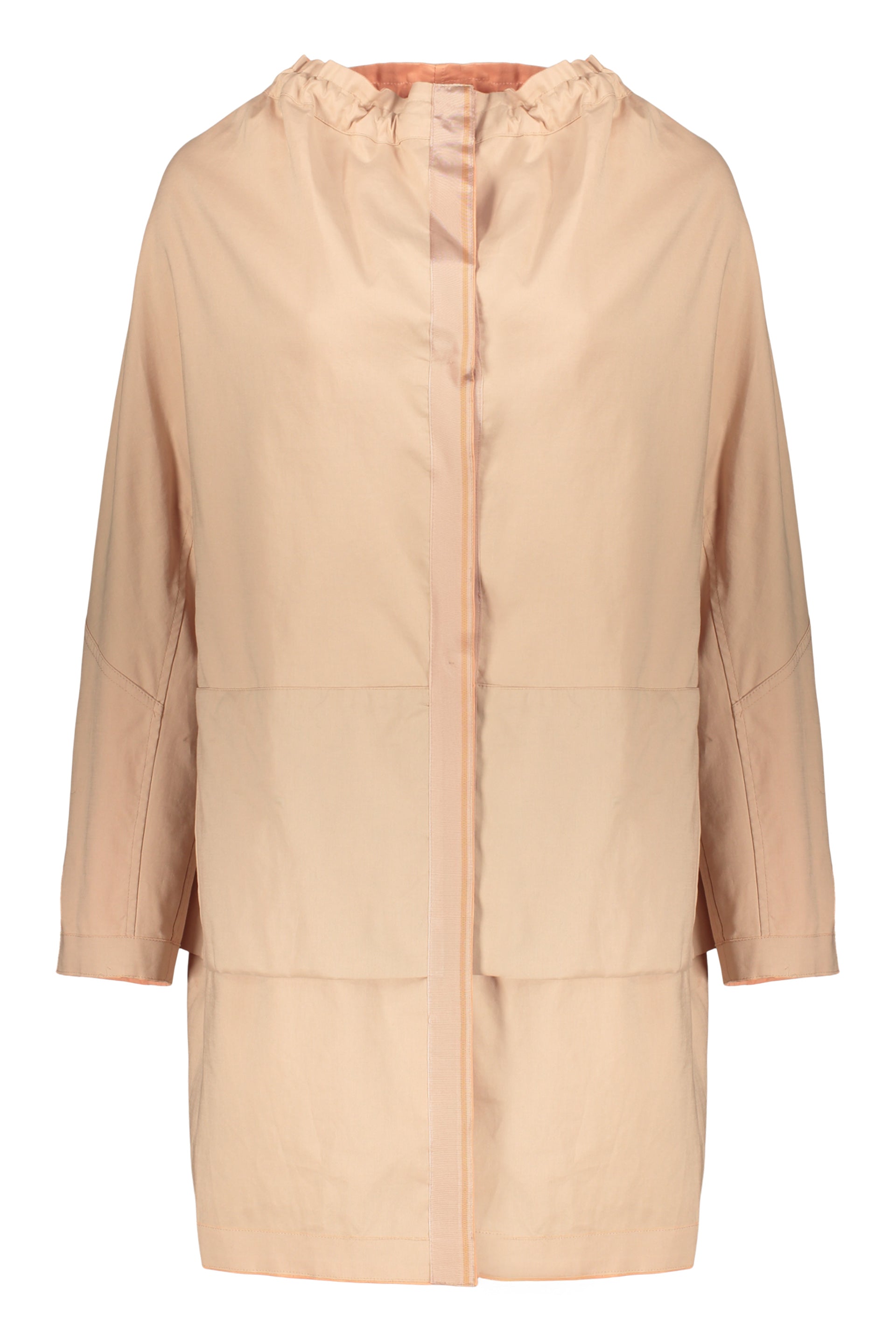 Button-front cotton jacket