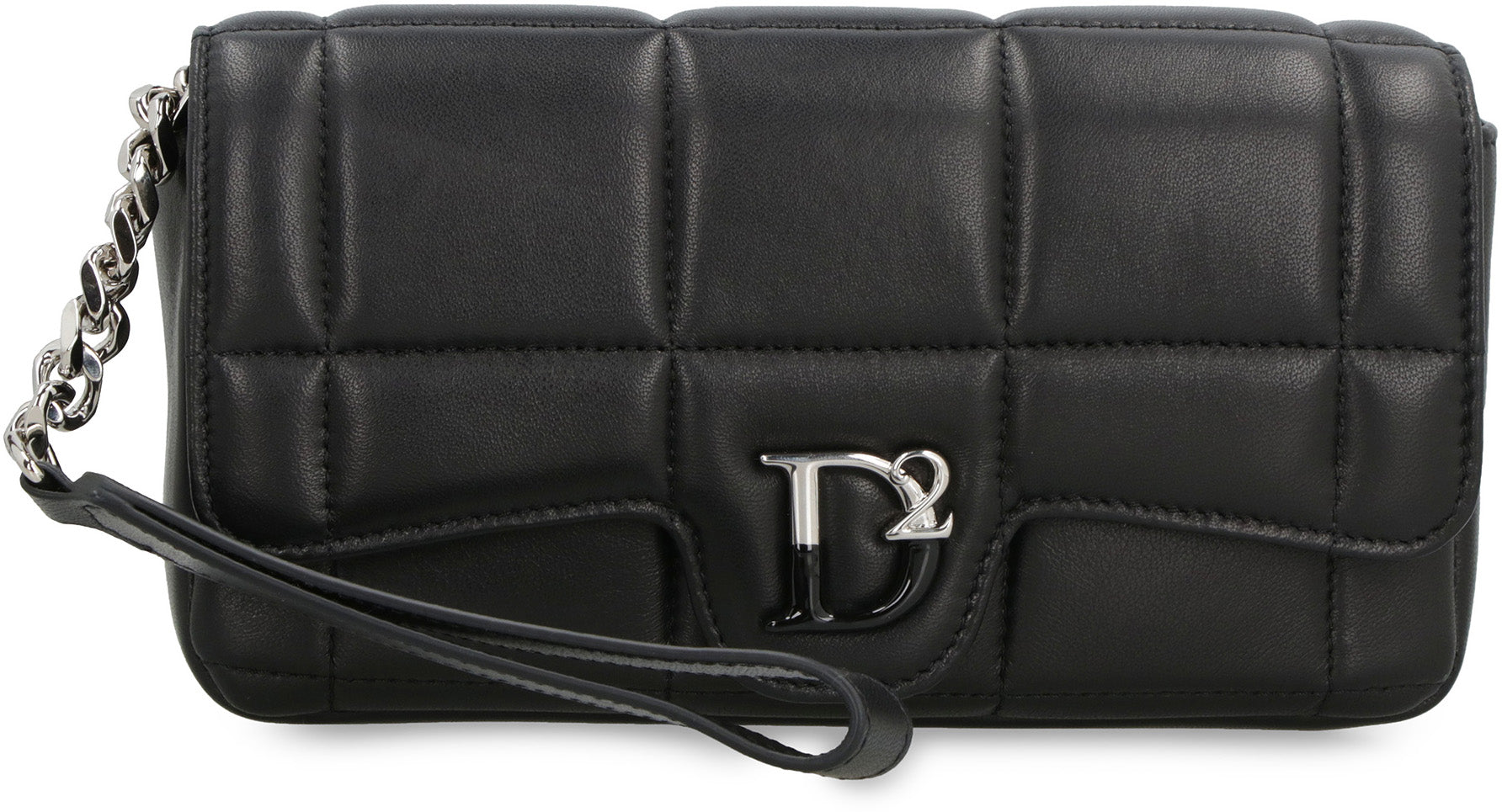 D2 Statement leather clutch