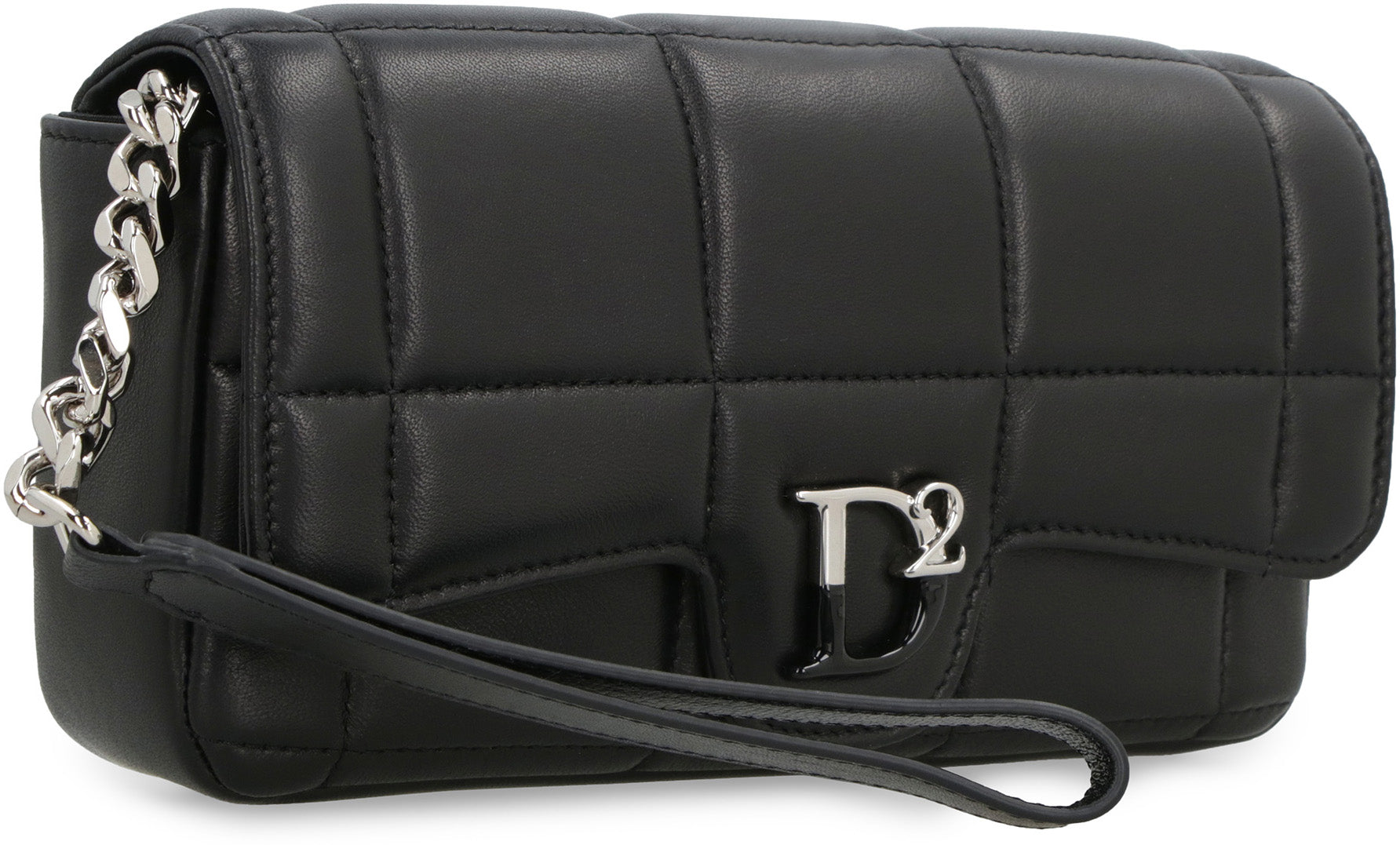 D2 Statement leather clutch