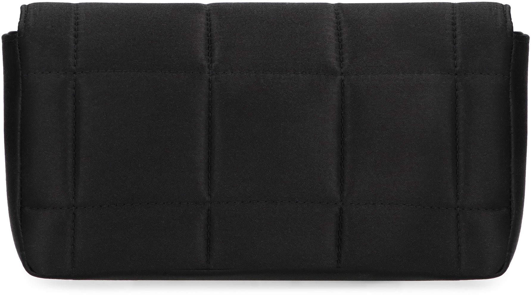 D2 Statement satin clutch