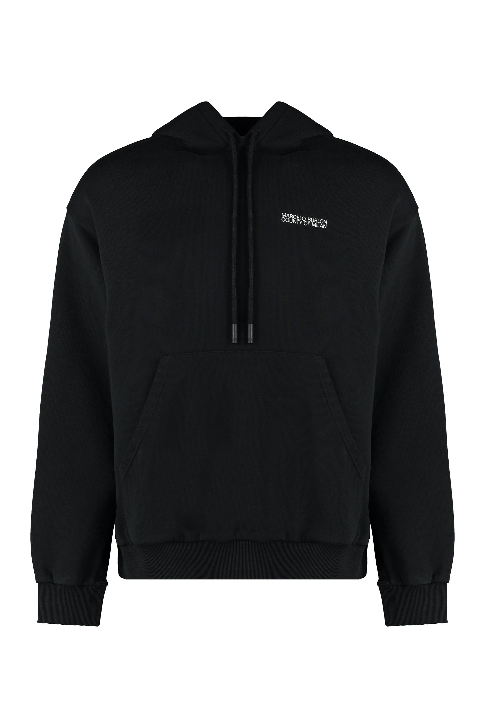 Logo print hoodie