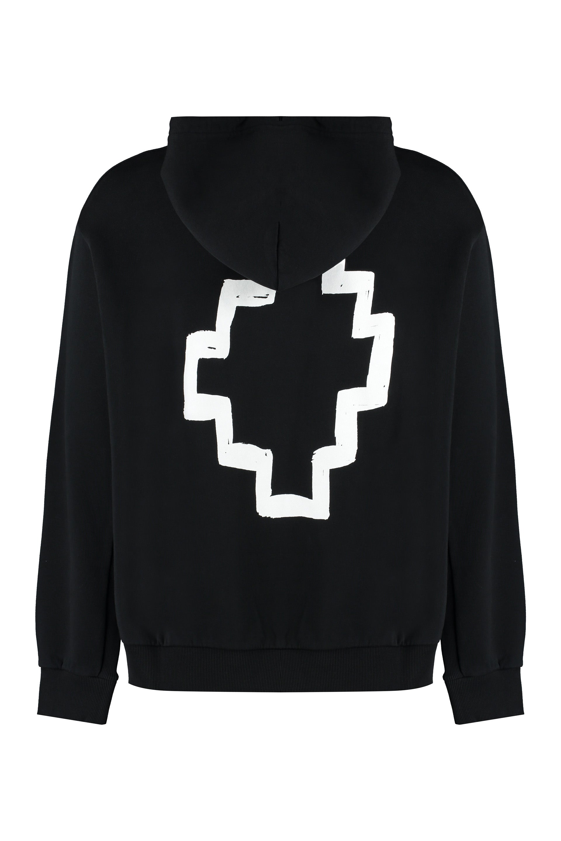 Logo print hoodie