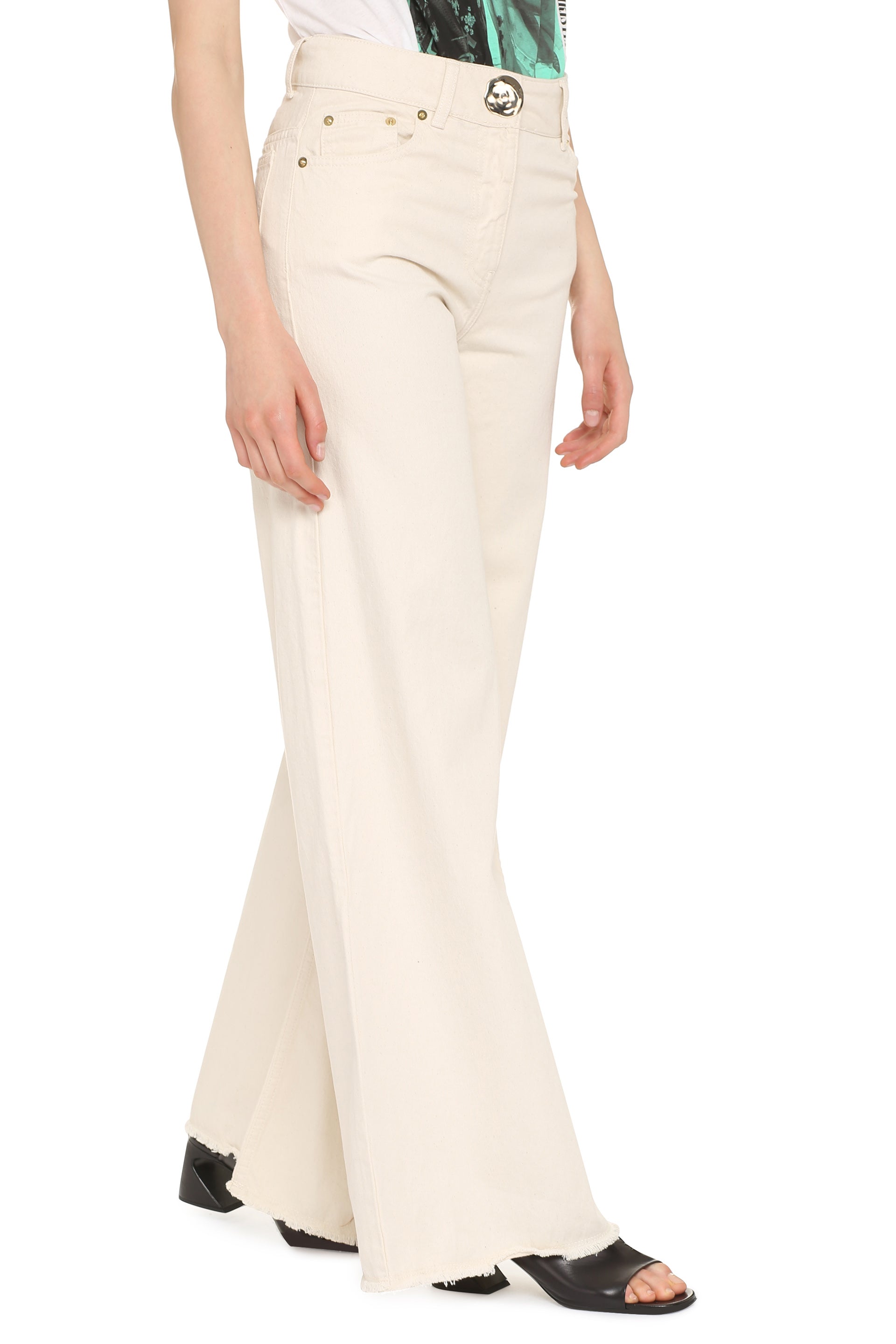 Chloe high-waist wide-leg jeans