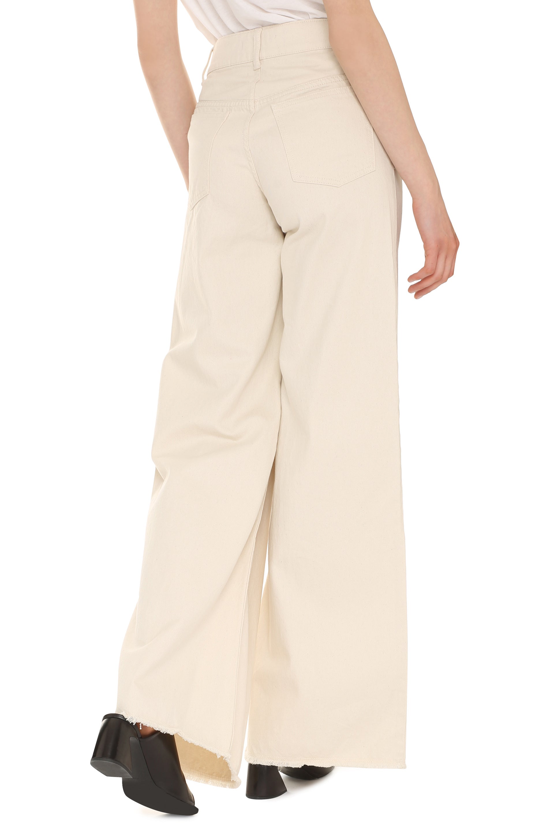 Chloe high-waist wide-leg jeans