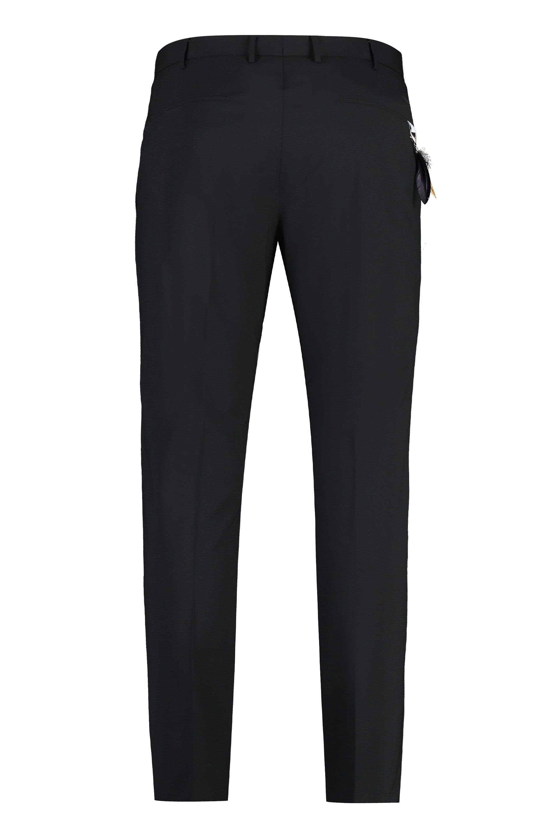 Wool blend trousers