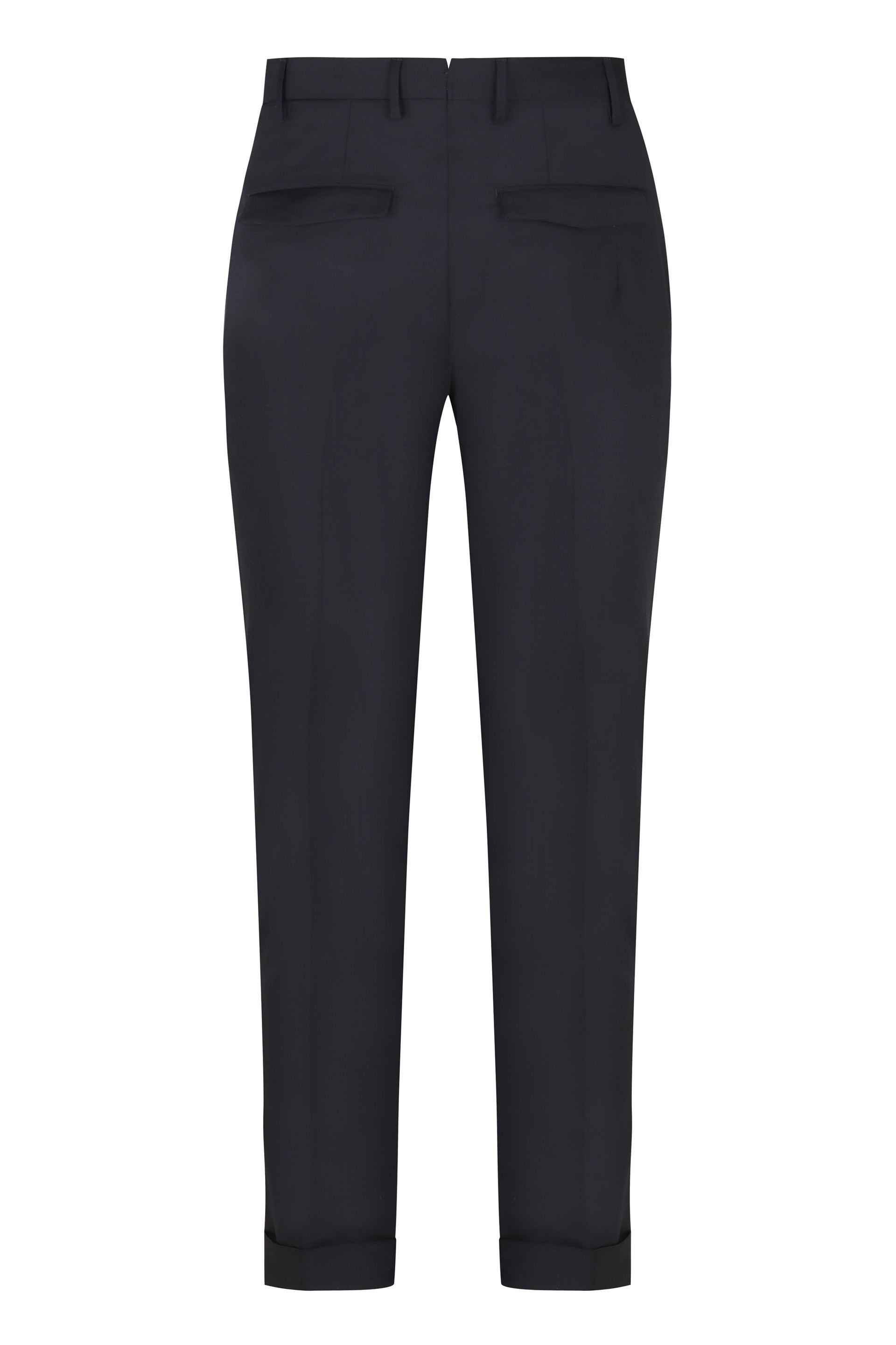 Wool blend trousers