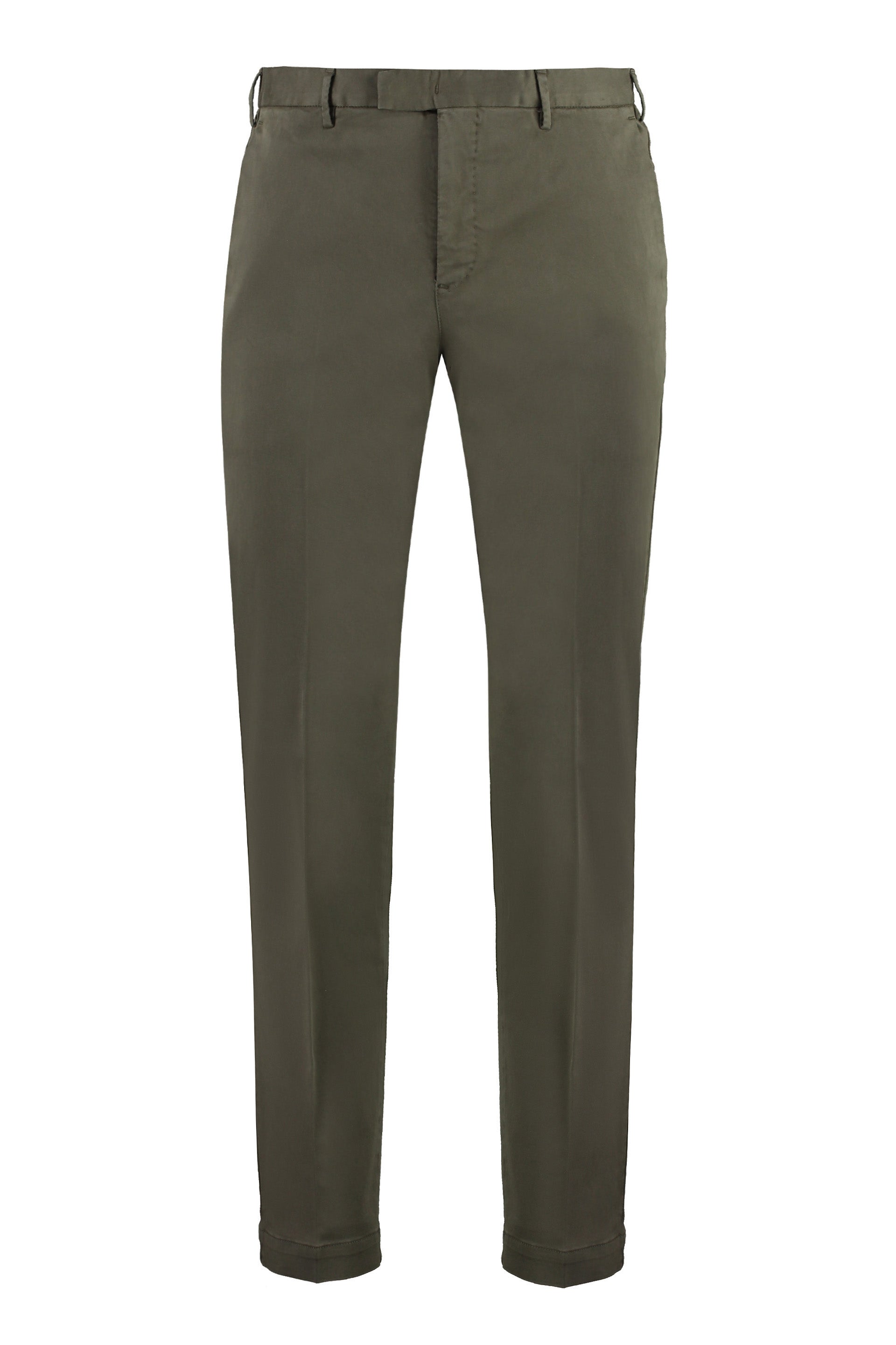 Stretch cotton trousers