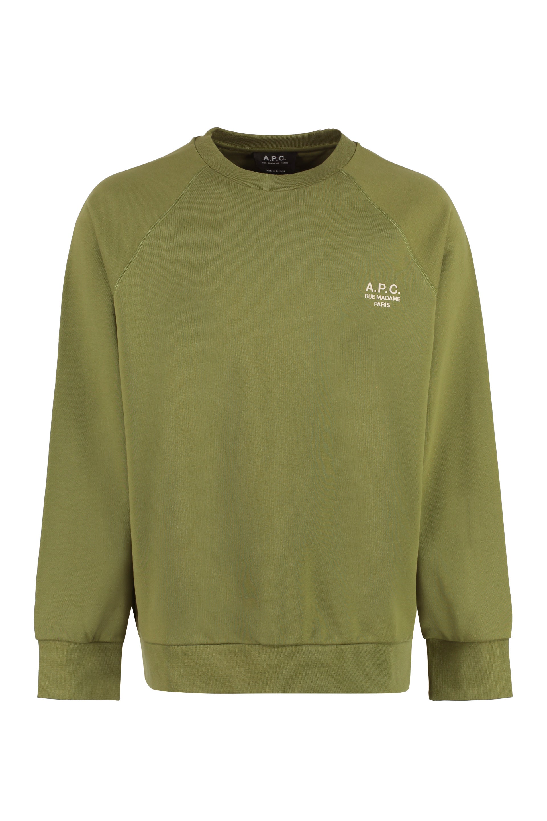 Cotton crew-neck sweatshirt