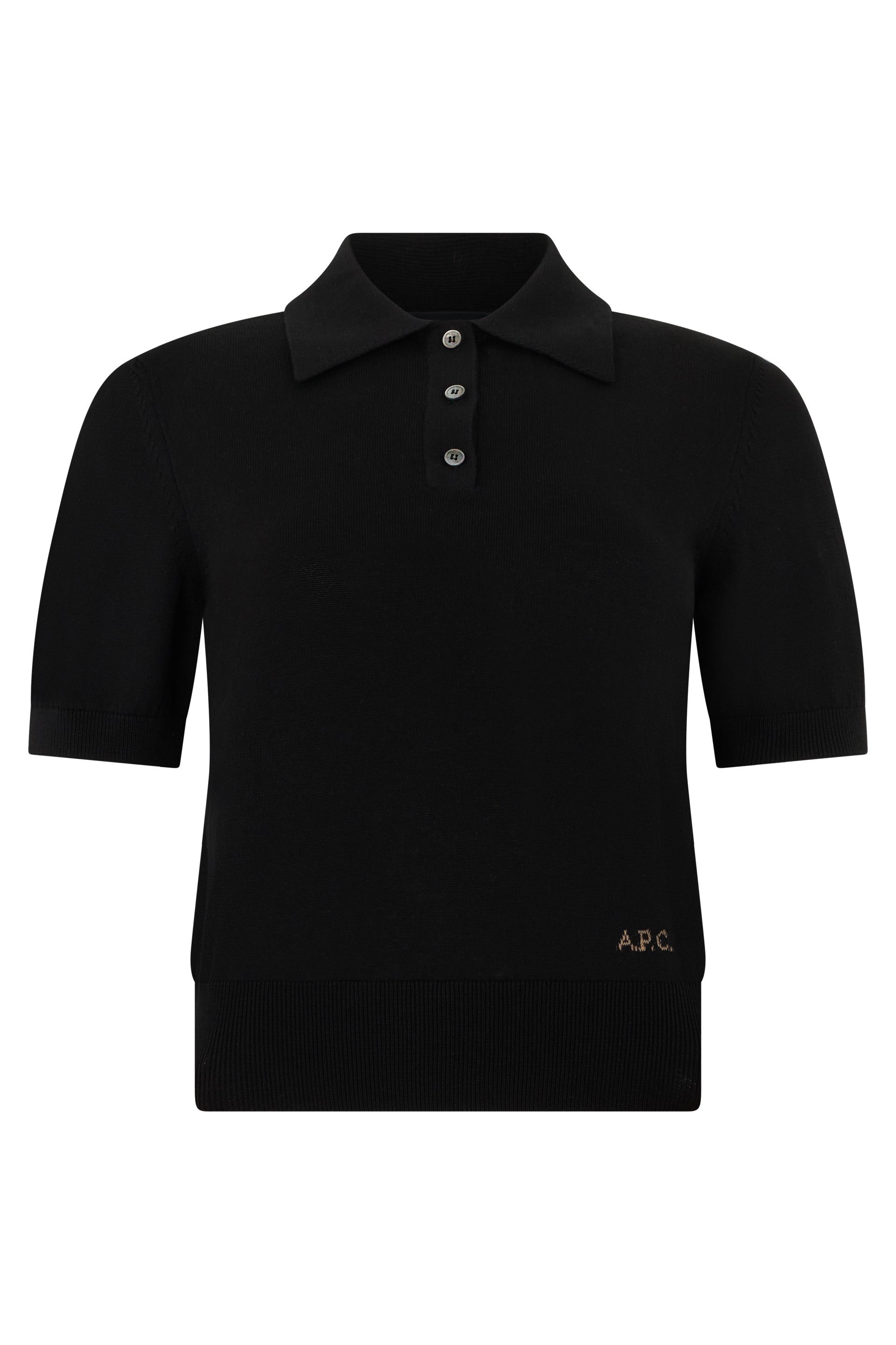 Cotton knit polo