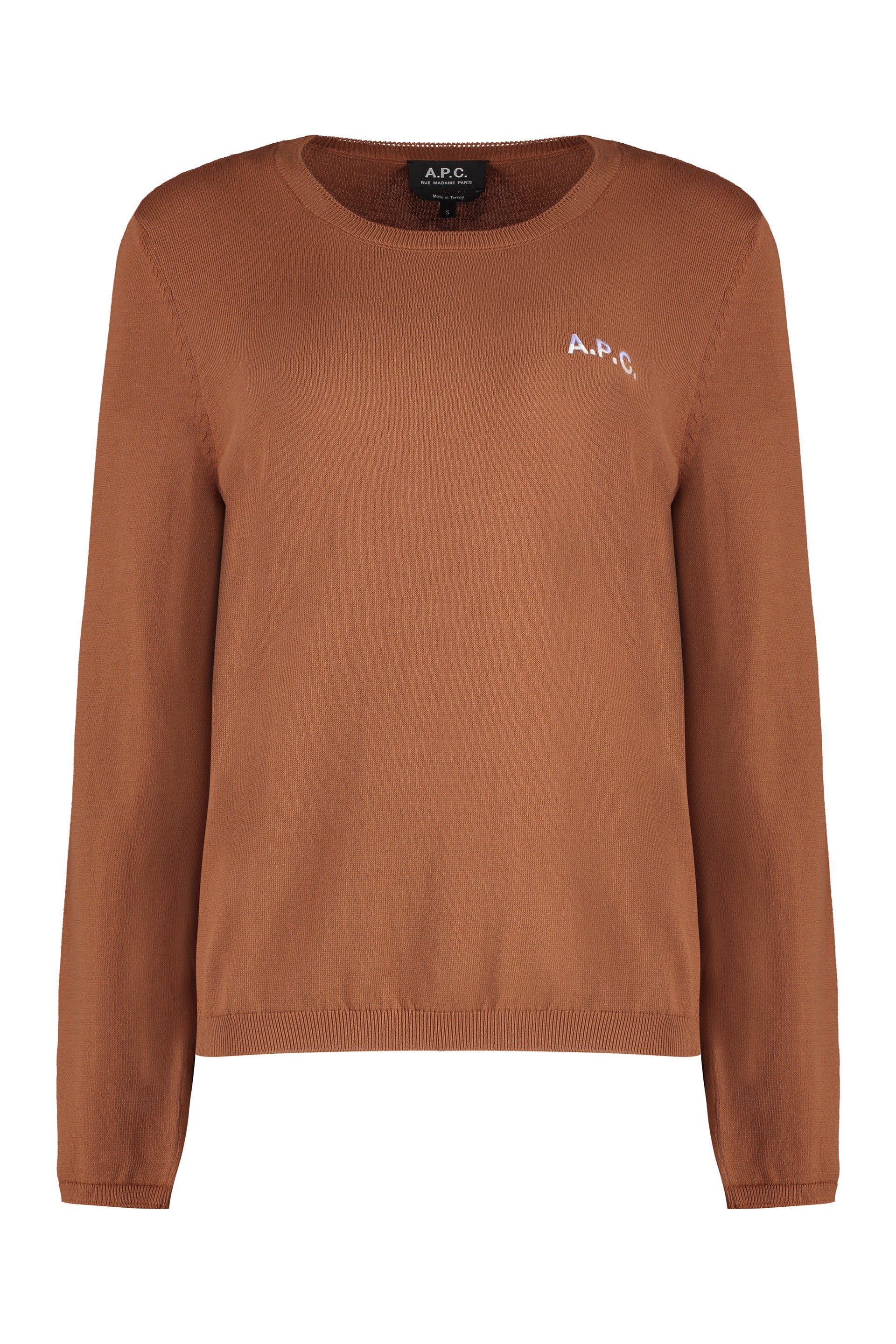 Albane cotton crew-neck sweater