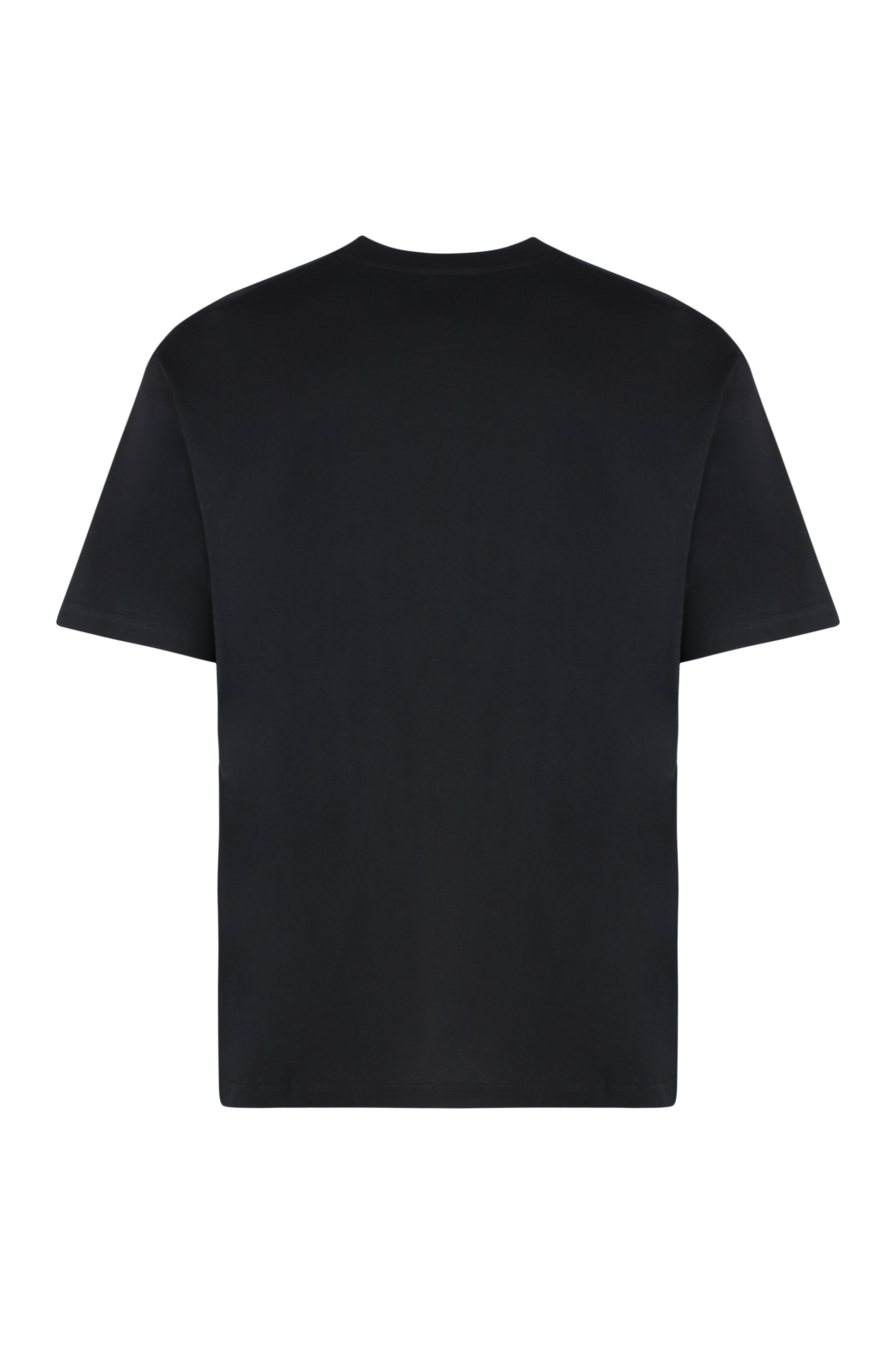 Boxy Micro Logo cotton crew-neck T-shirt