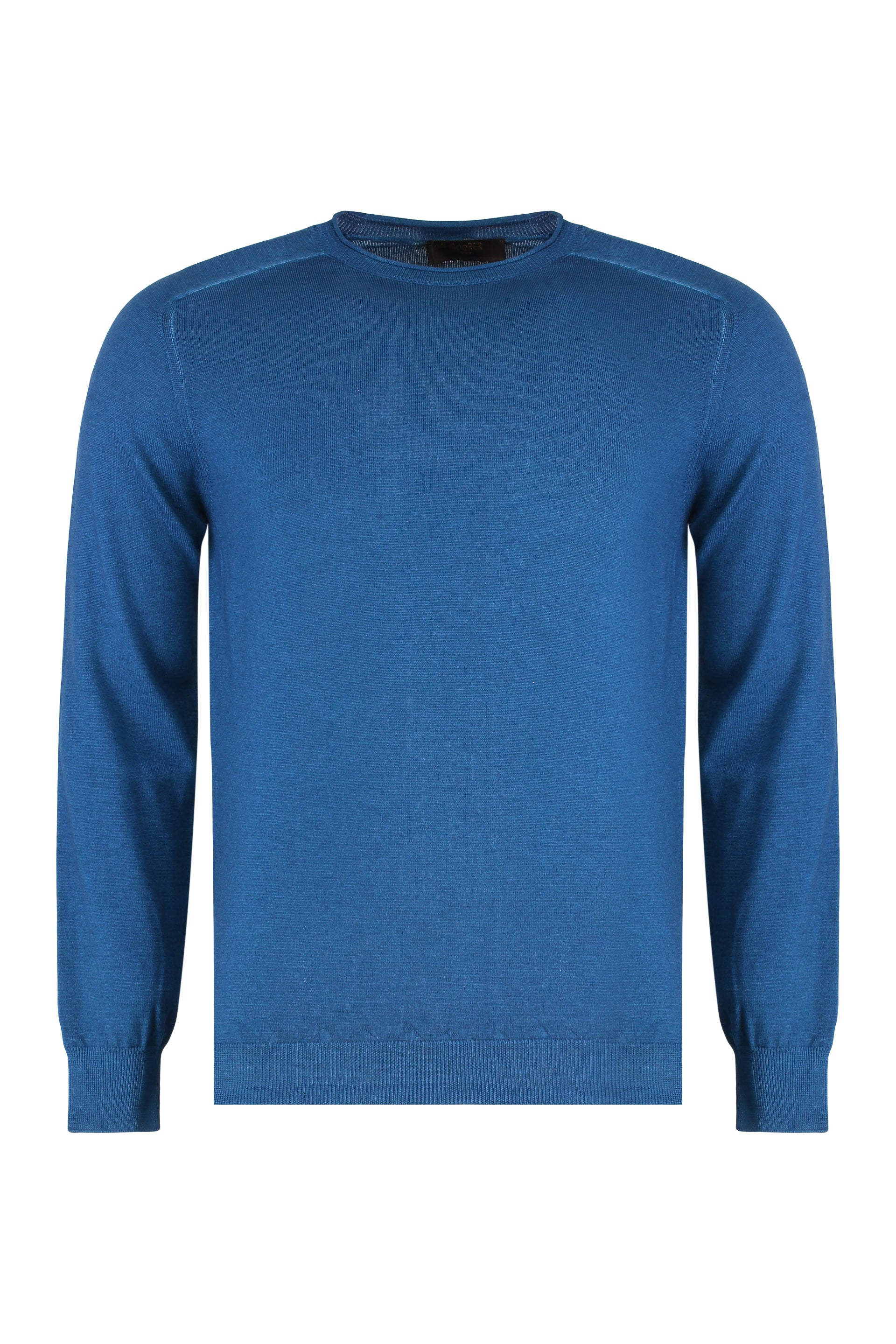 Crew neck sweater in wool