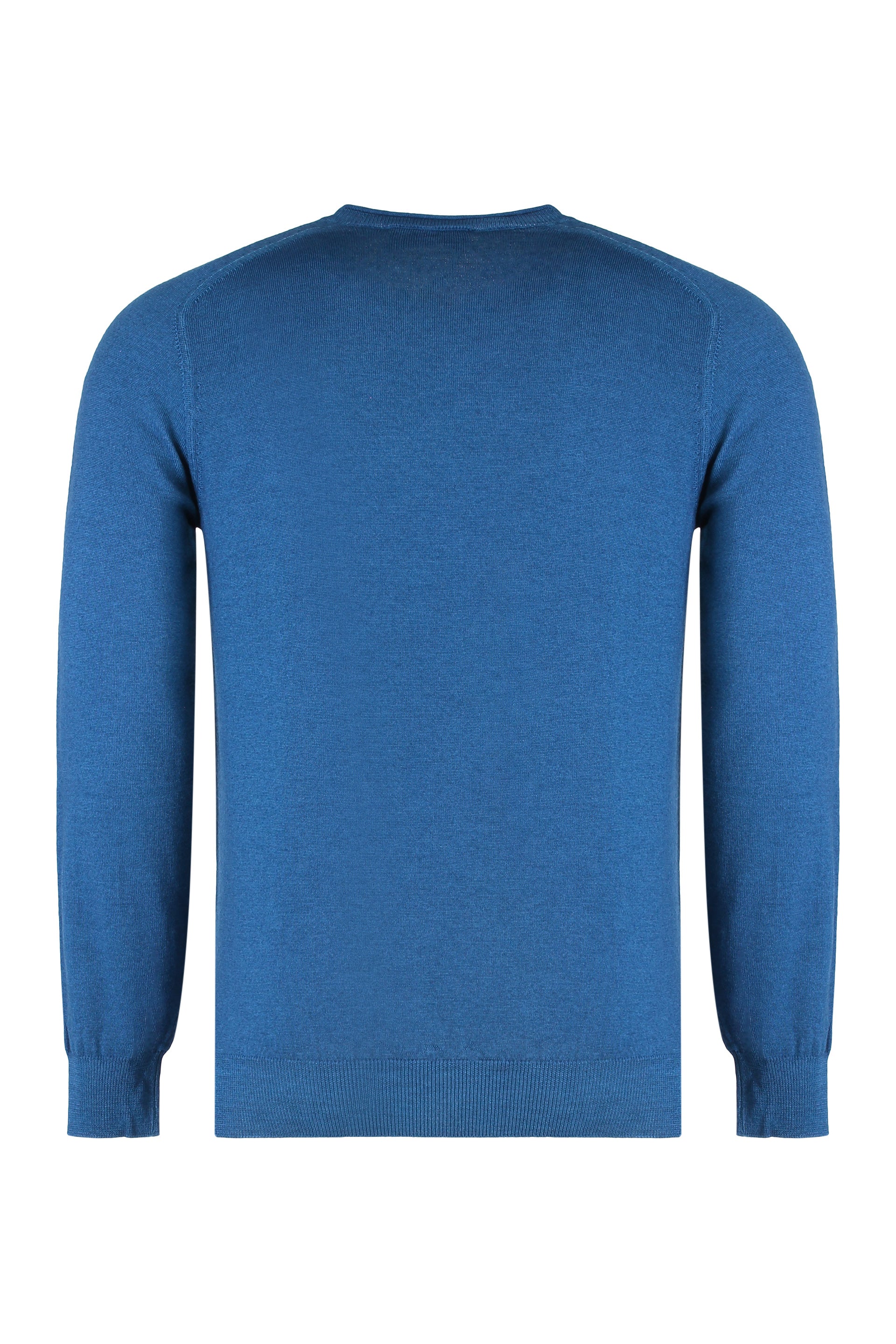 Crew neck sweater in wool