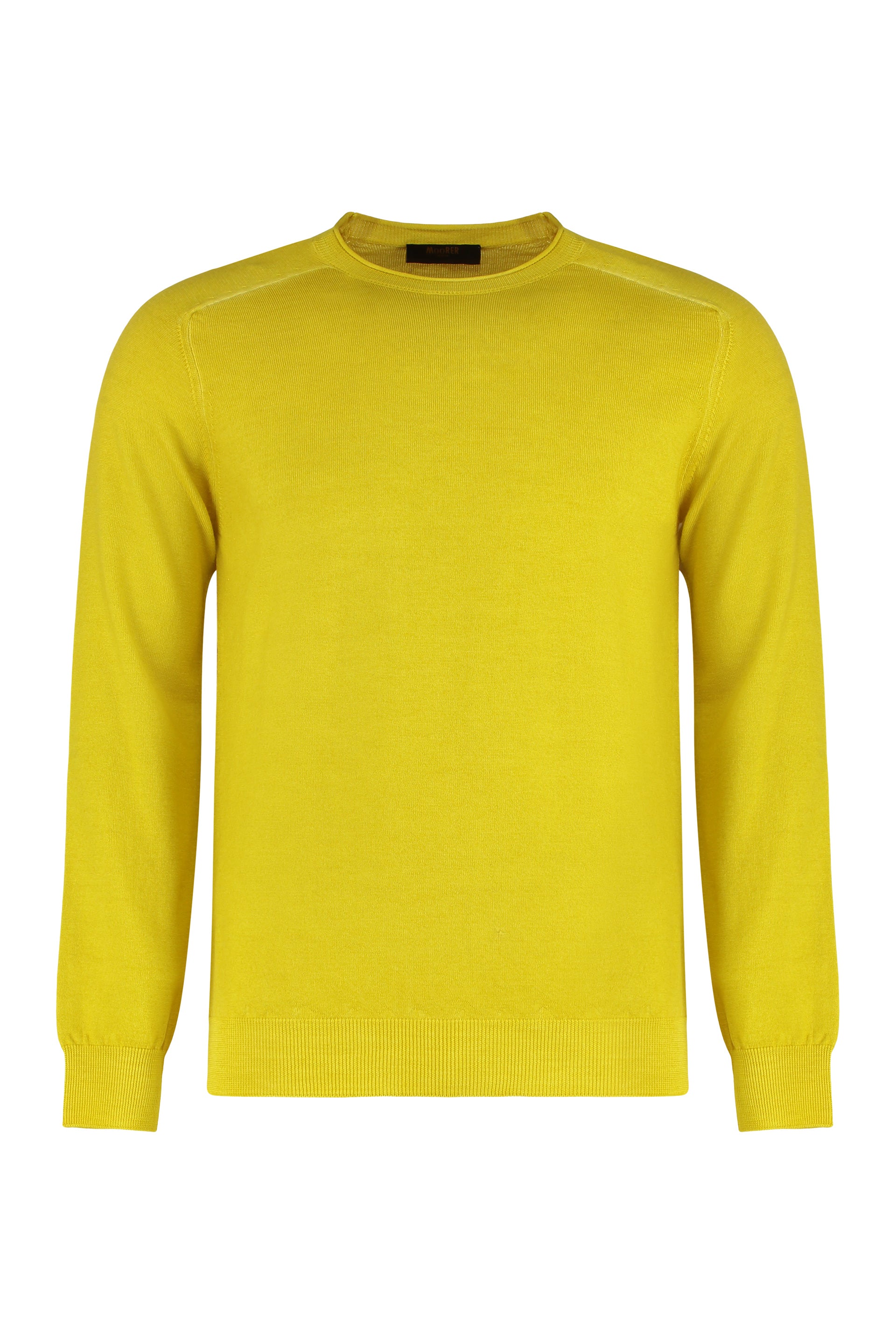 Crew neck sweater in wool